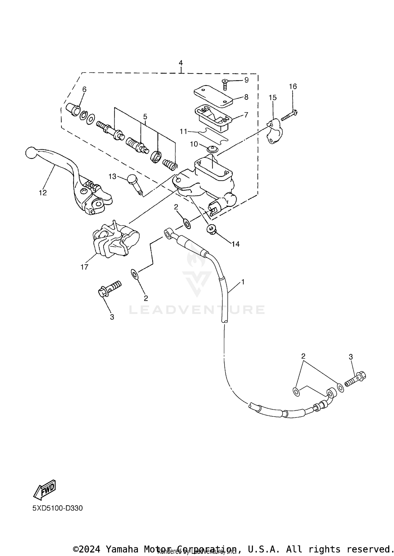 FRONT MASTER CYLINDER