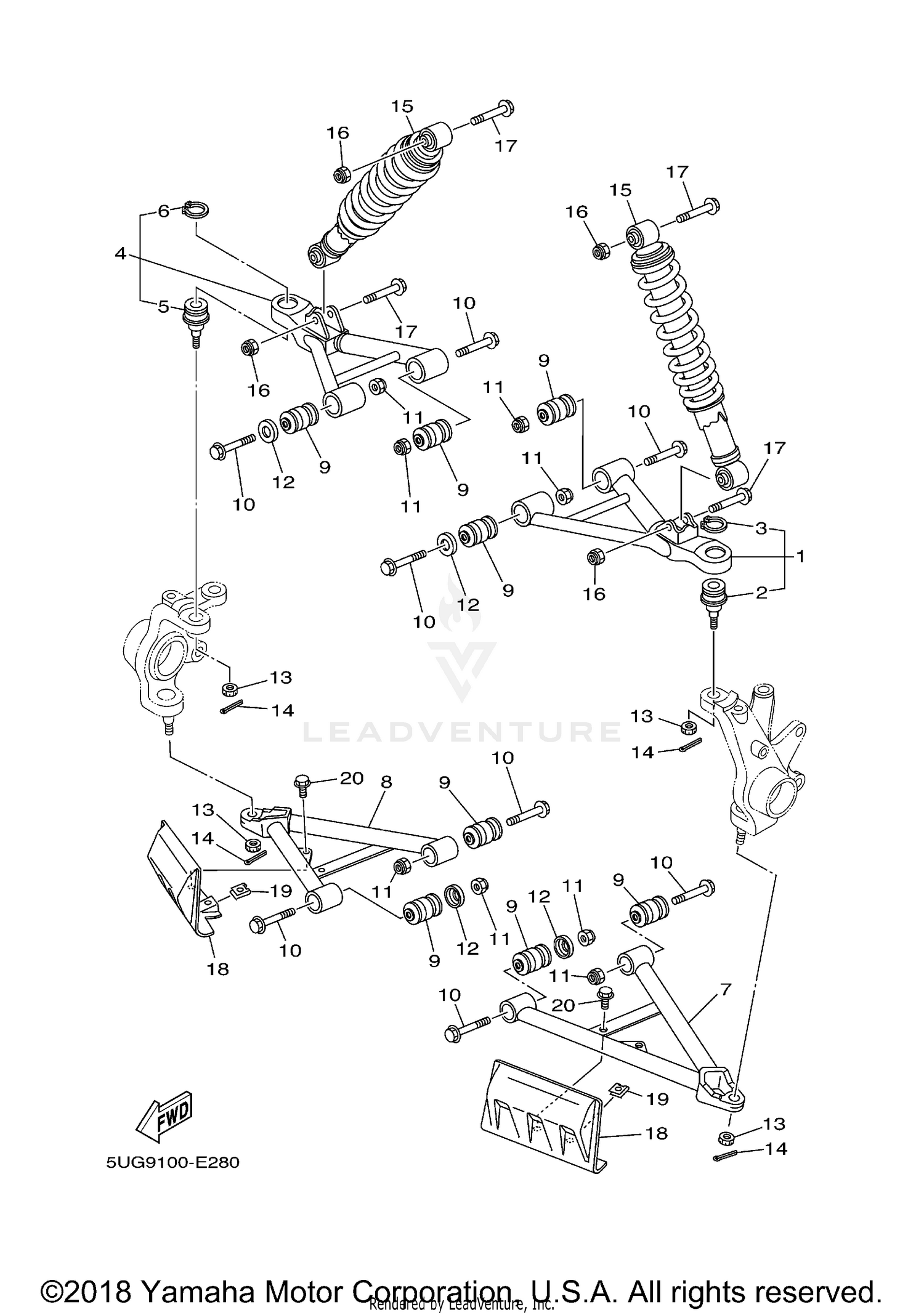 FRONT SUSPENSION WHEEL