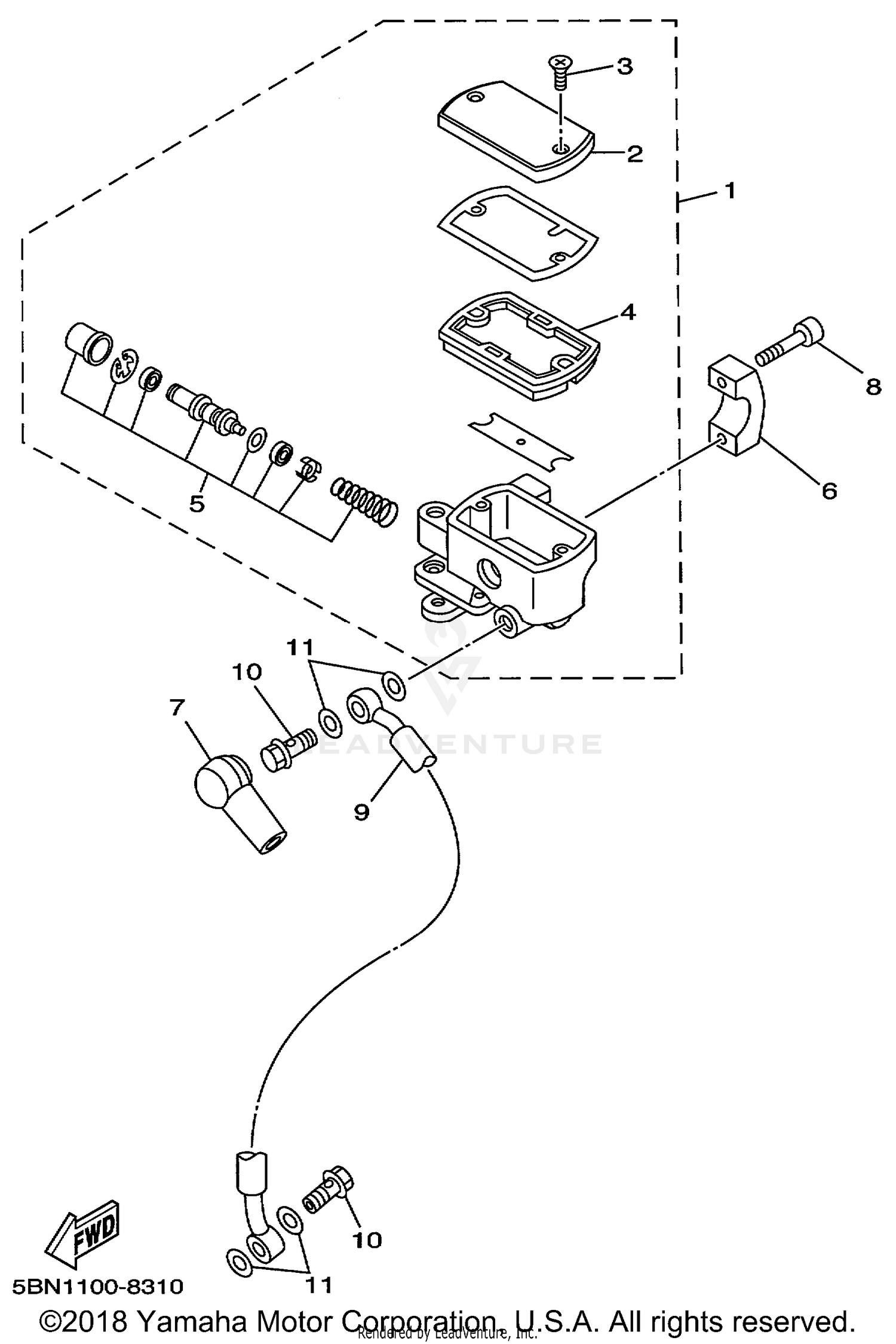 FRONT MASTER CYLINDER