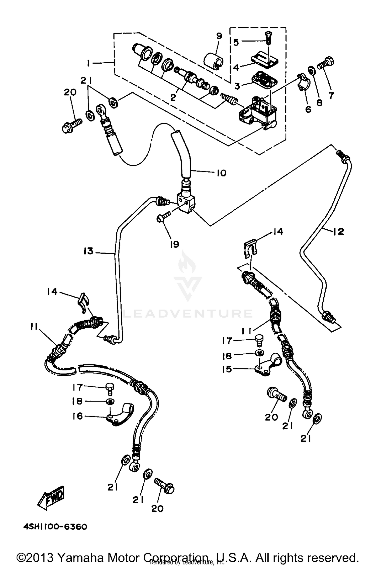 FRONT MASTER CYLINDER