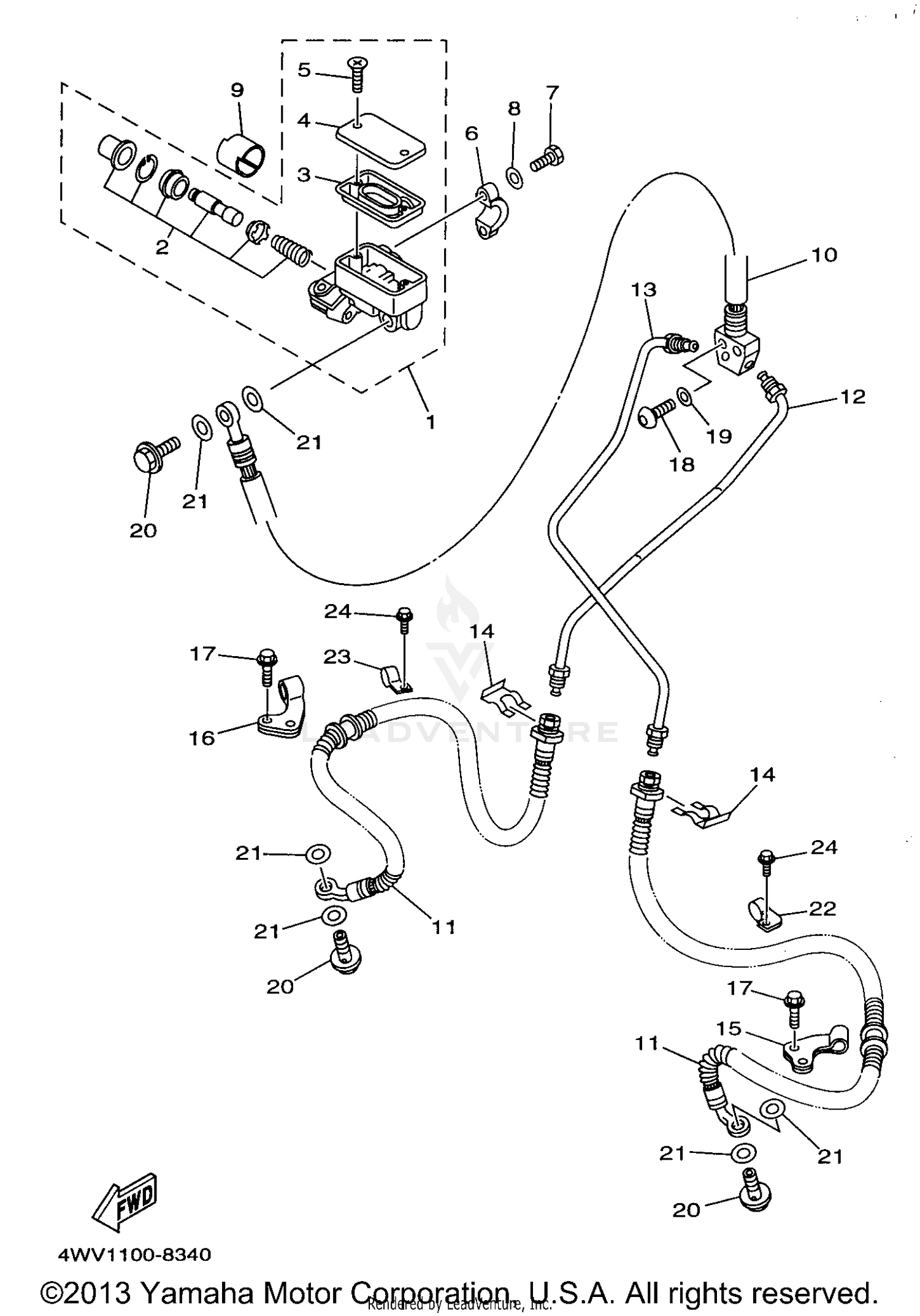 FRONT MASTER CYLINDER