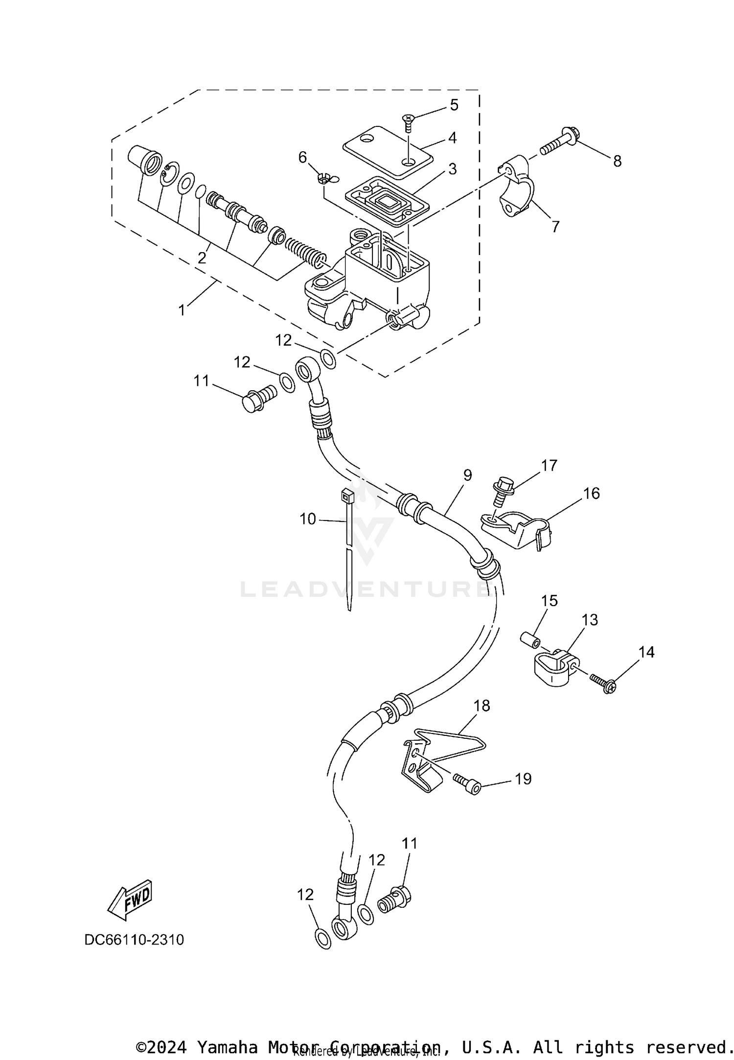 FRONT MASTER CYLINDER