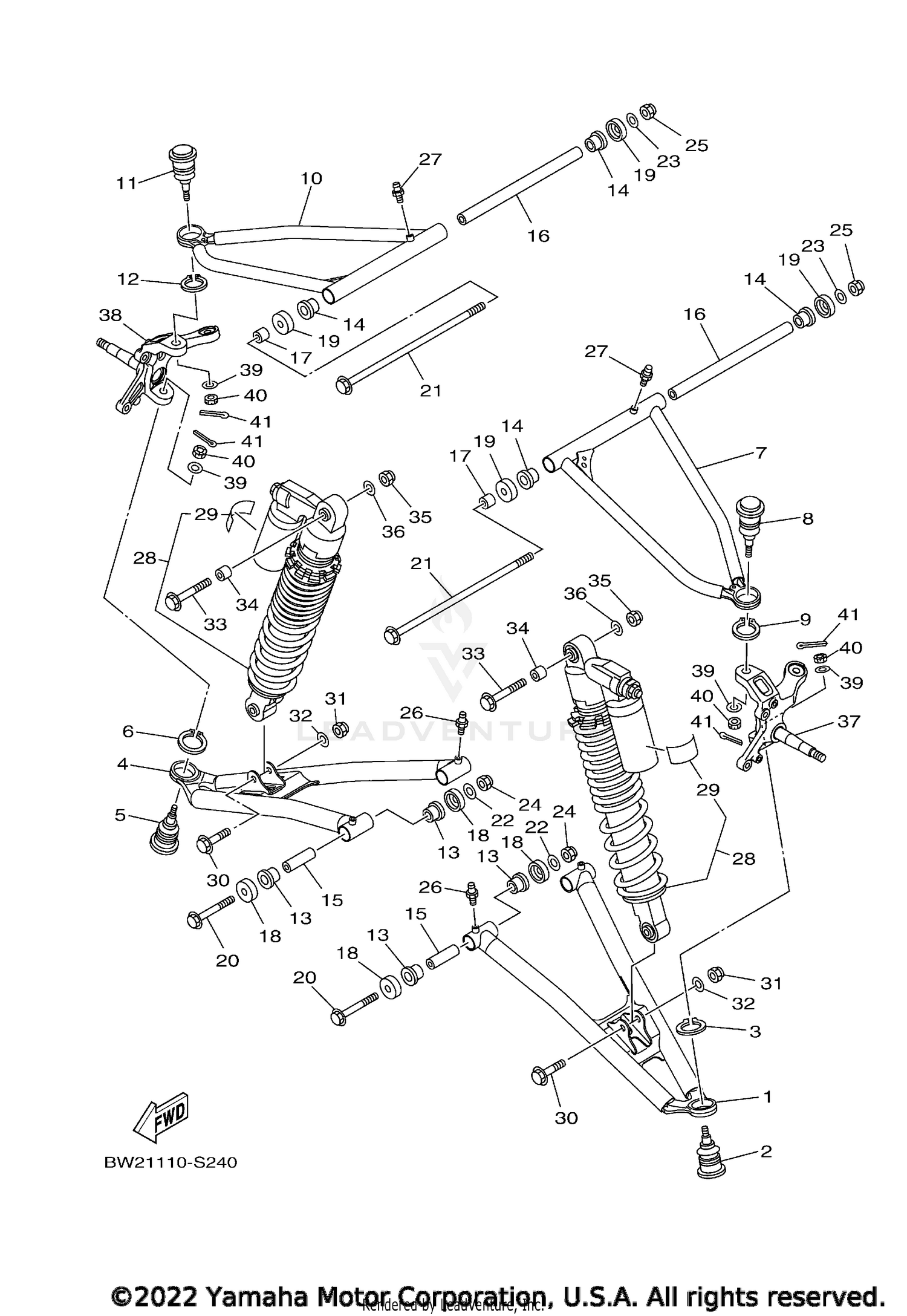 FRONT SUSPENSION WHEEL