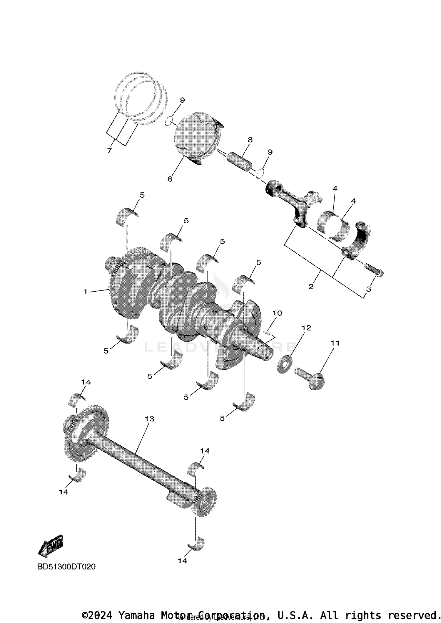 CRANKSHAFT PISTON