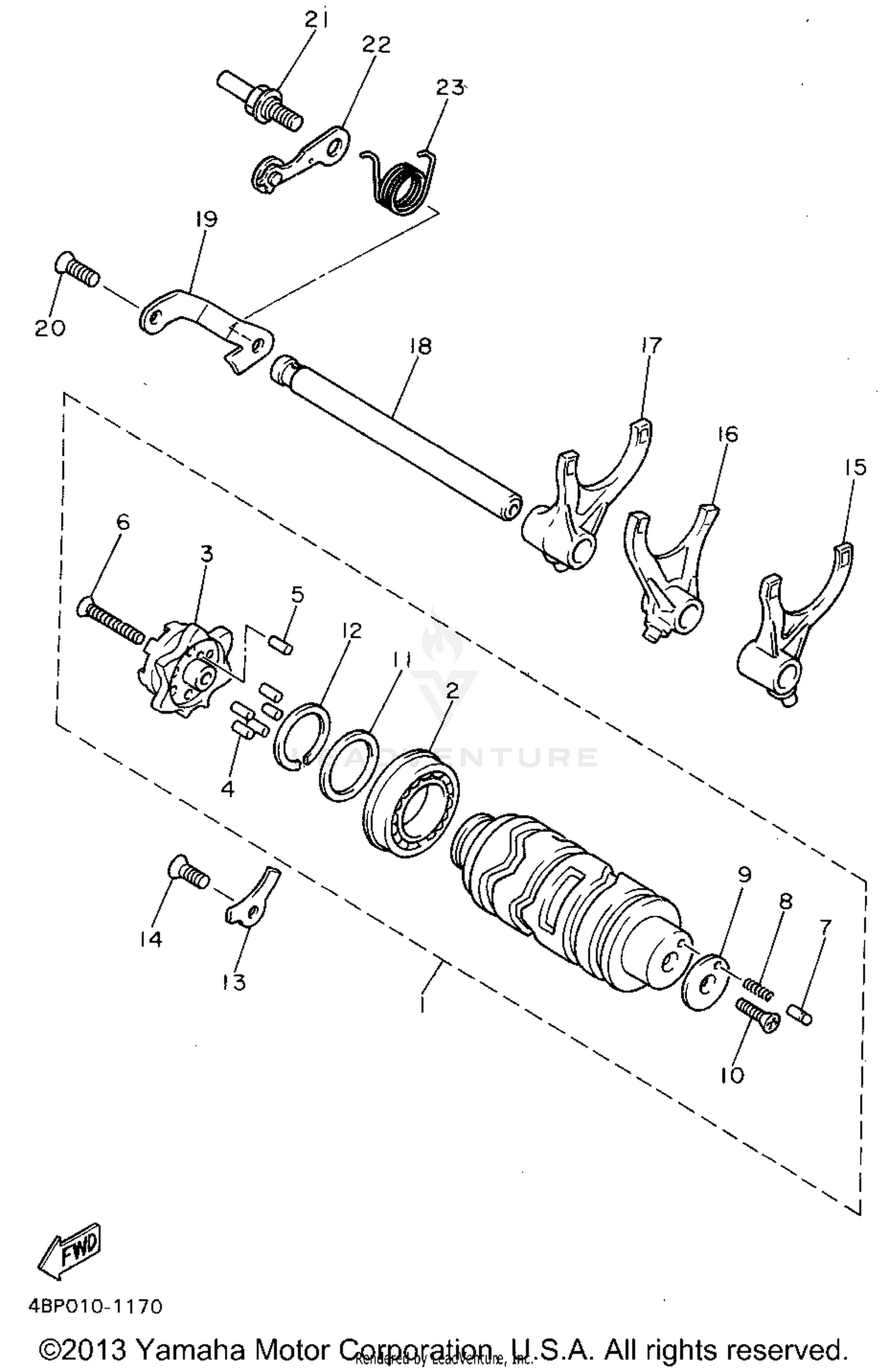 SHIFT CAM SHIFT FORK