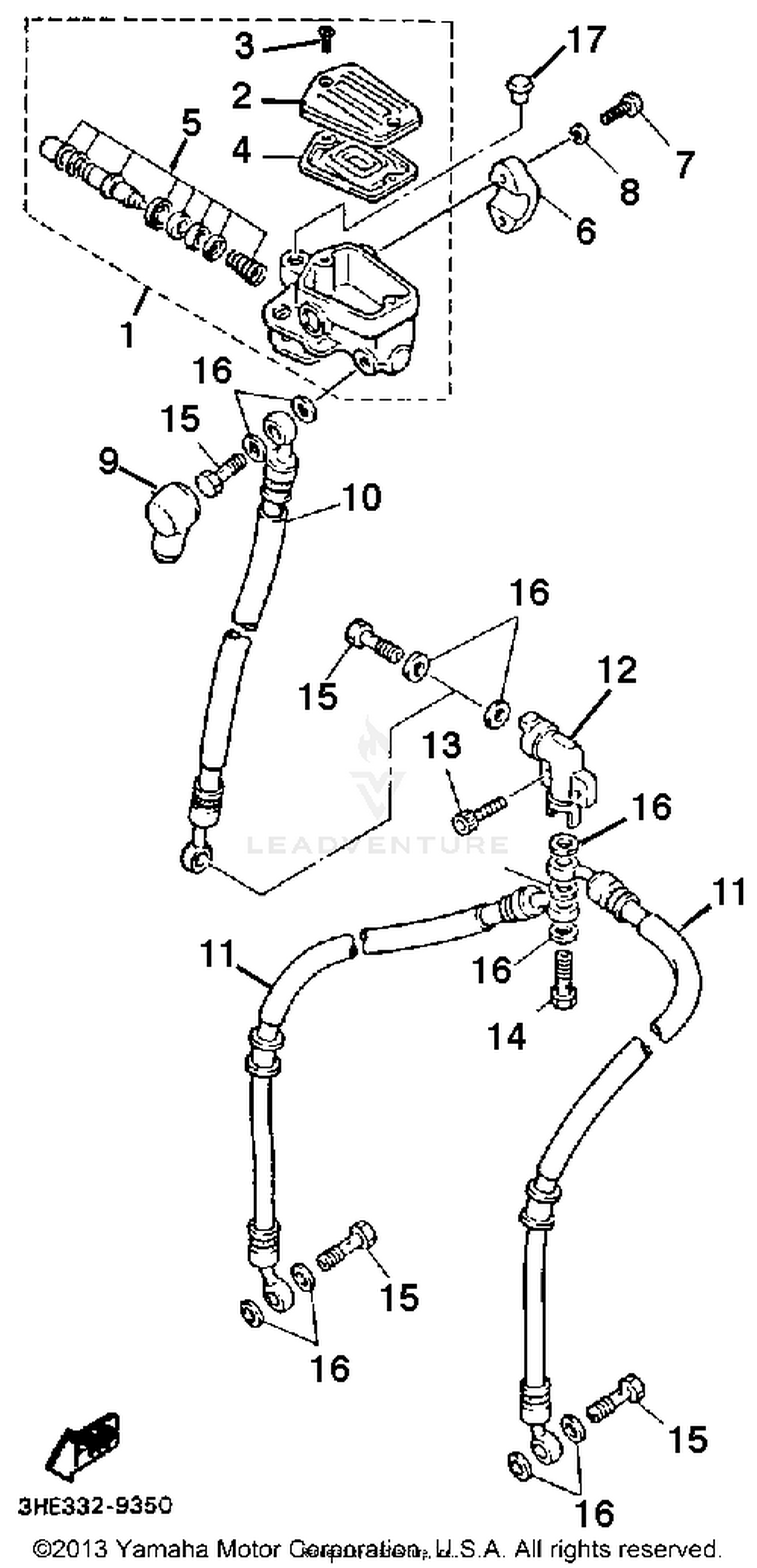 FRONT MASTER CYLINDER