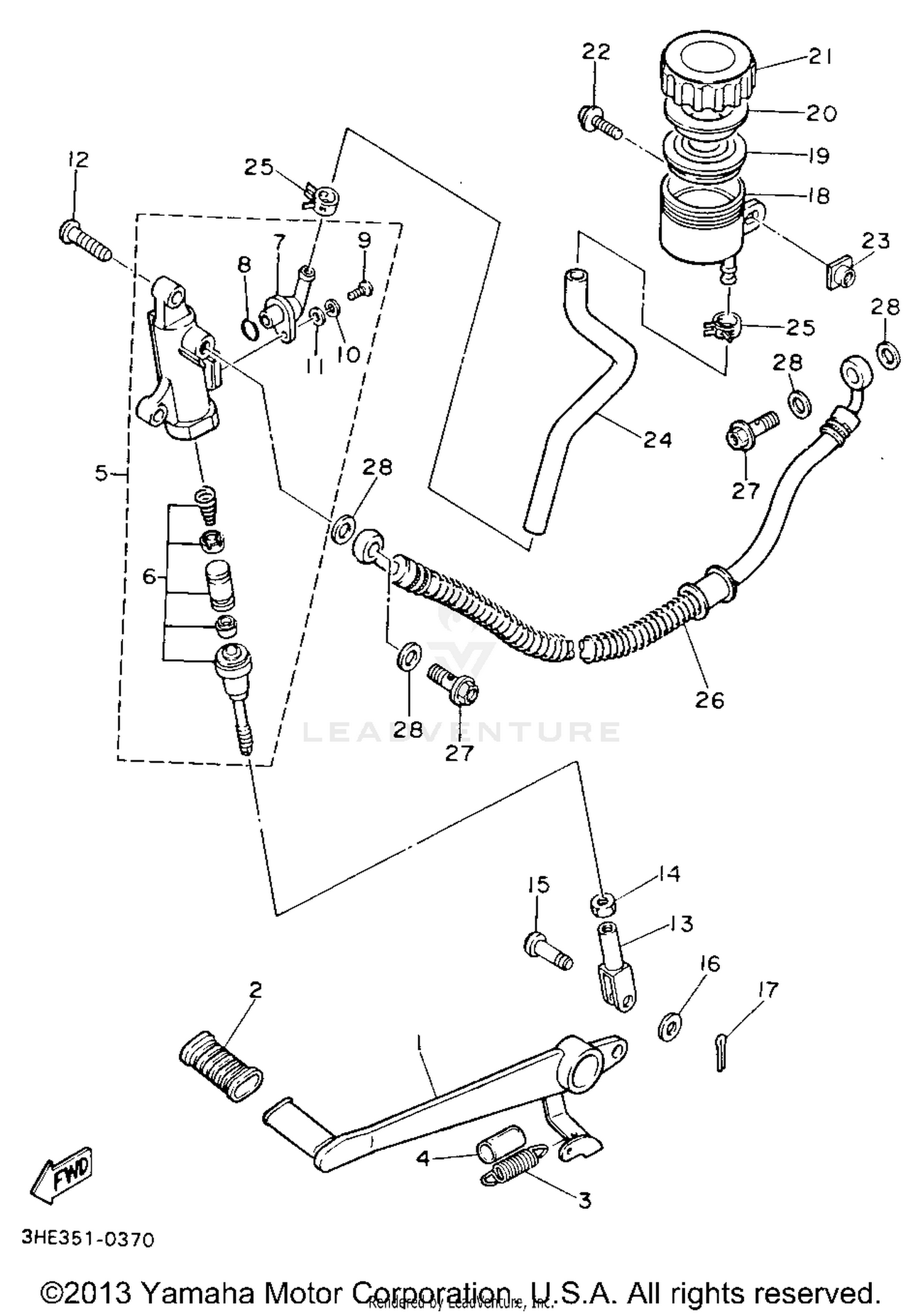 REAR MASTER CYLINDER