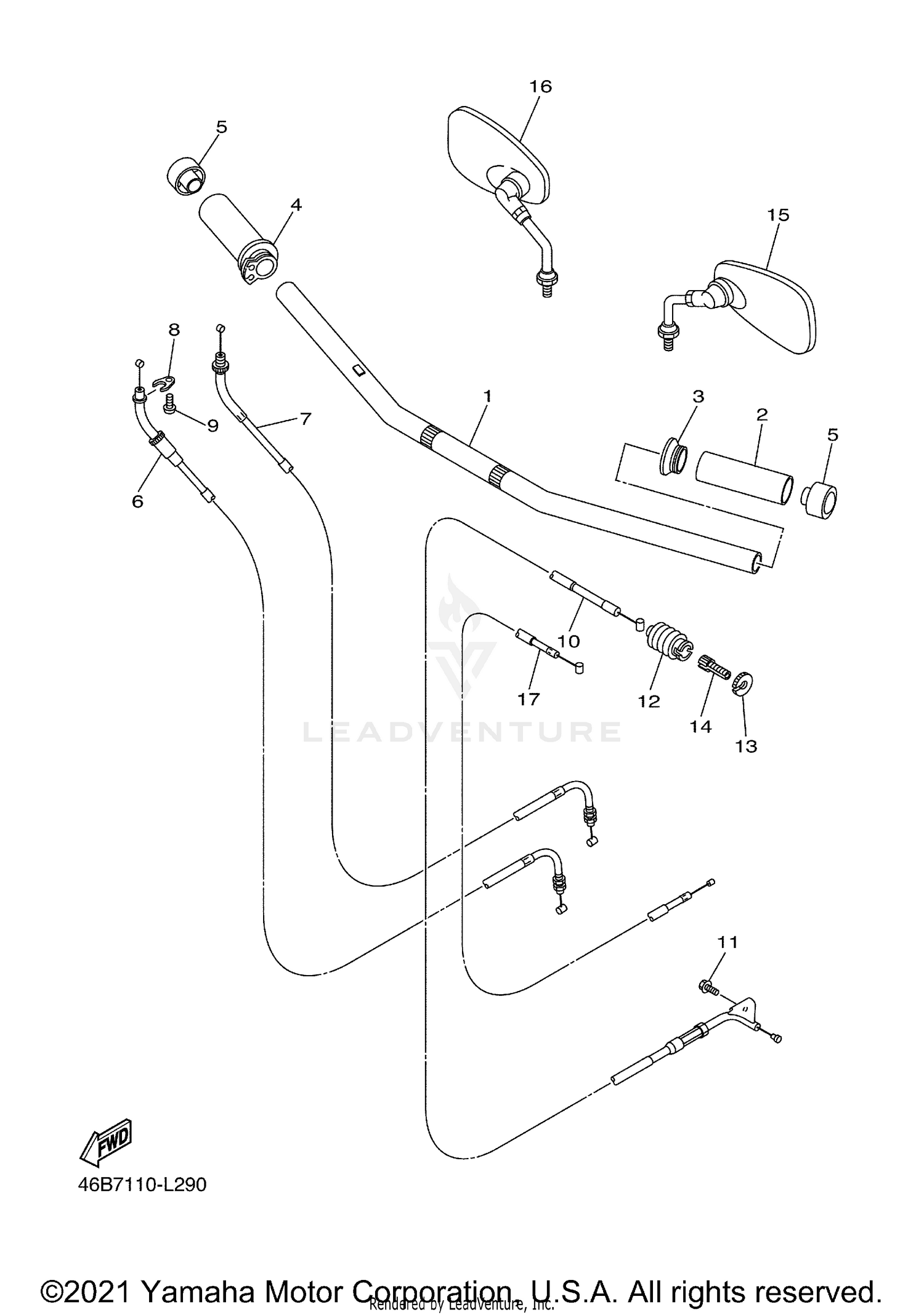 STEERING HANDLE & CABLE