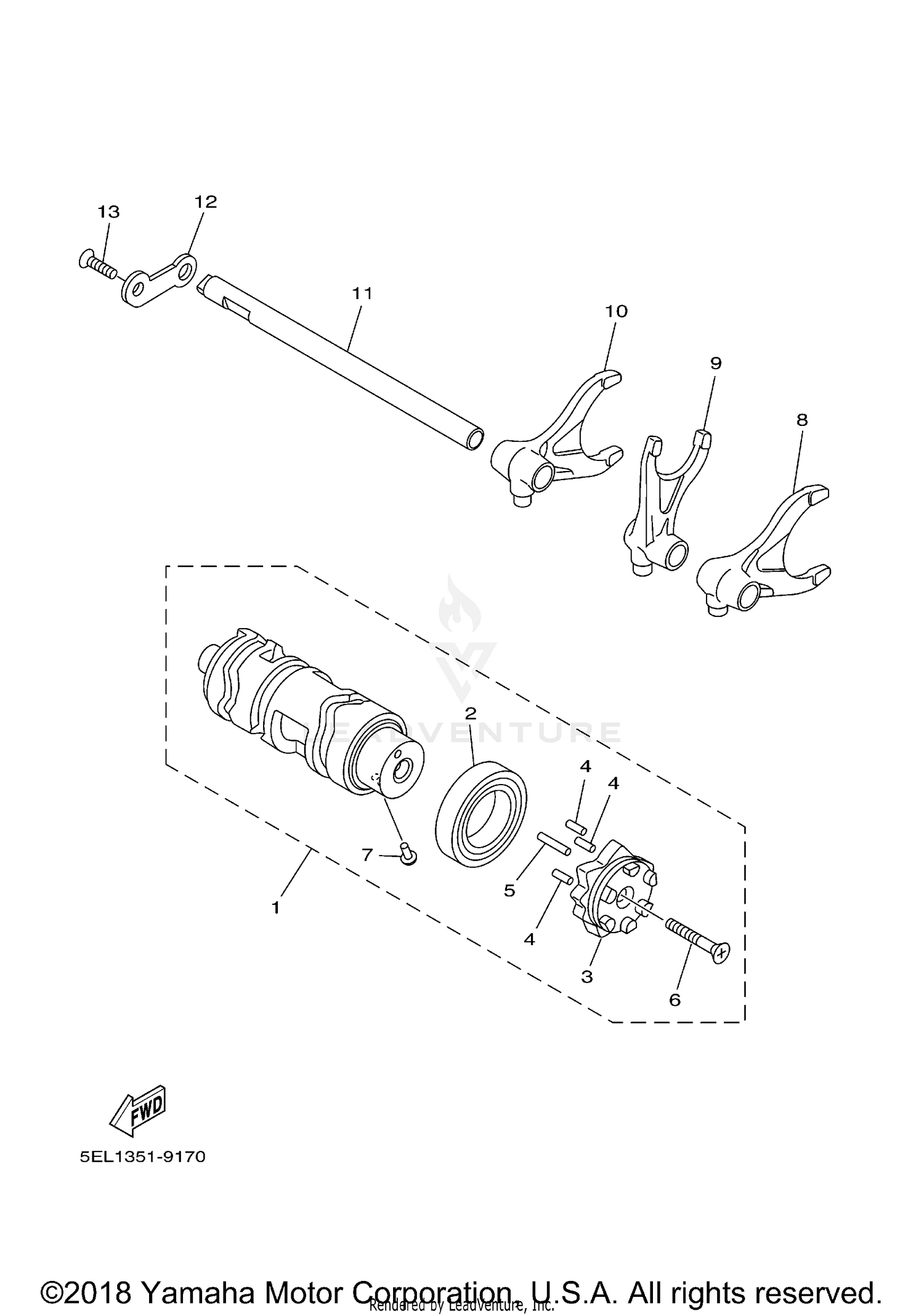 SHIFT CAM FORK
