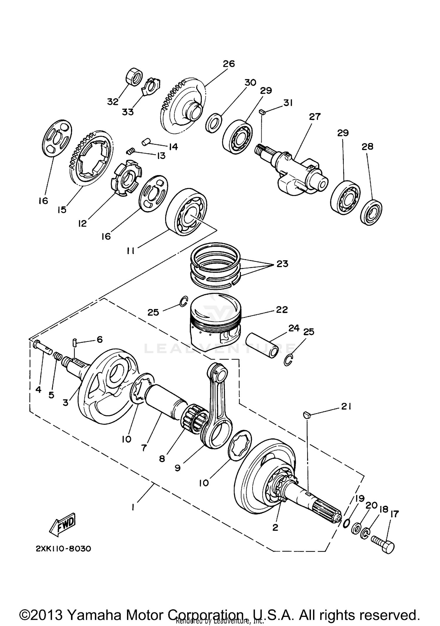CRANKSHAFT PISTON