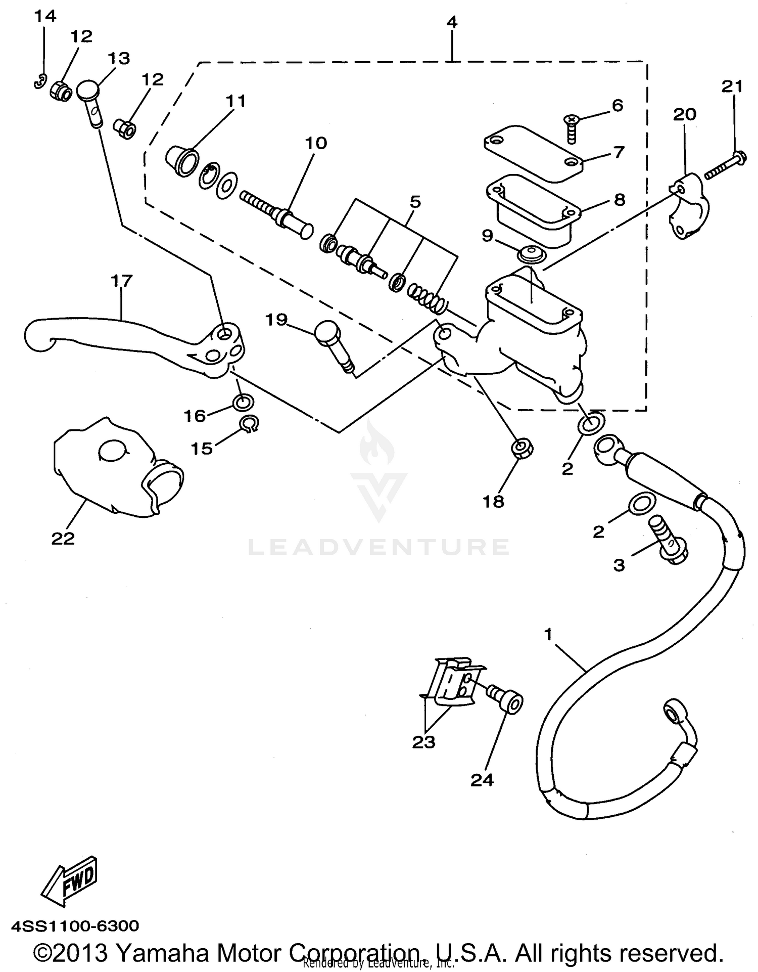 FRONT MASTER CYLINDER
