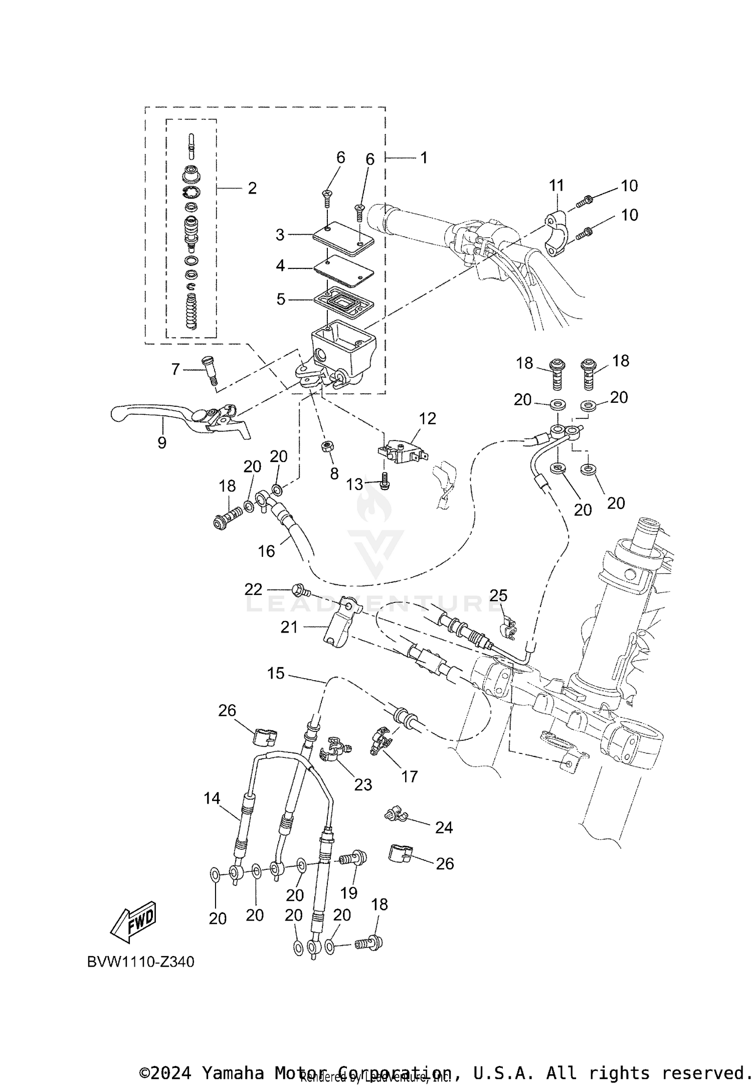 FRONT MASTER CYLINDER