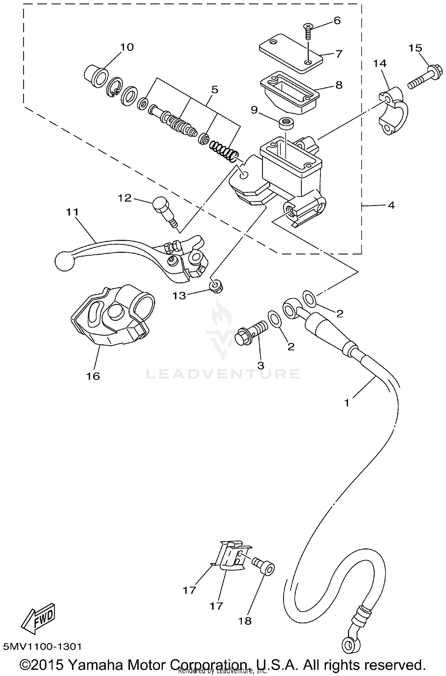 FRONT MASTER CYLINDER