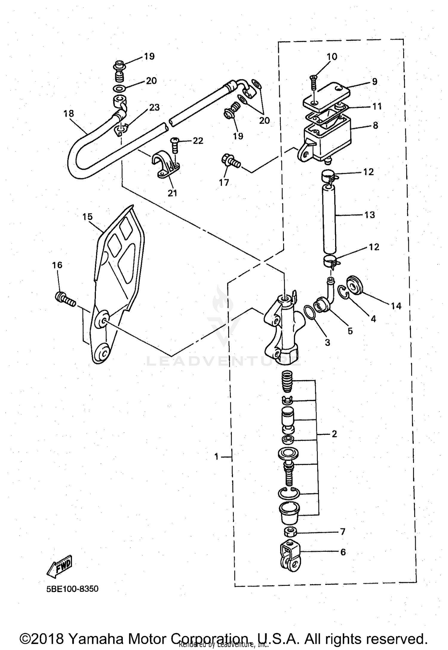 REAR MASTER CYLINDER