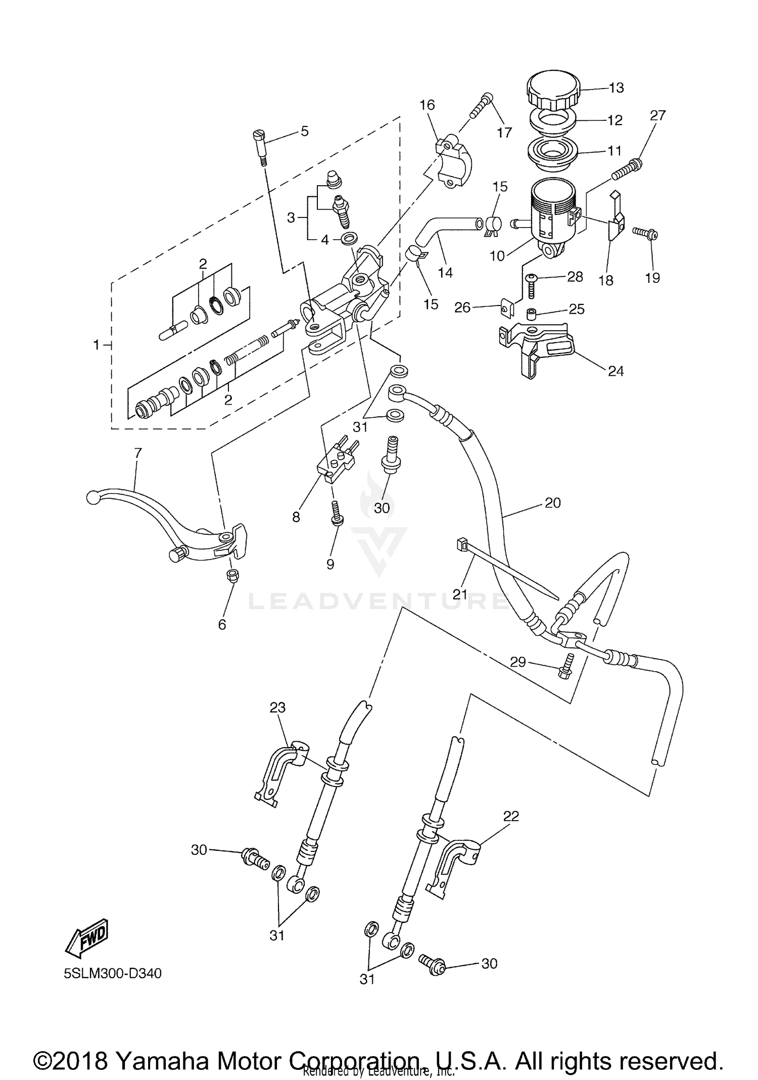 FRONT MASTER CYLINDER
