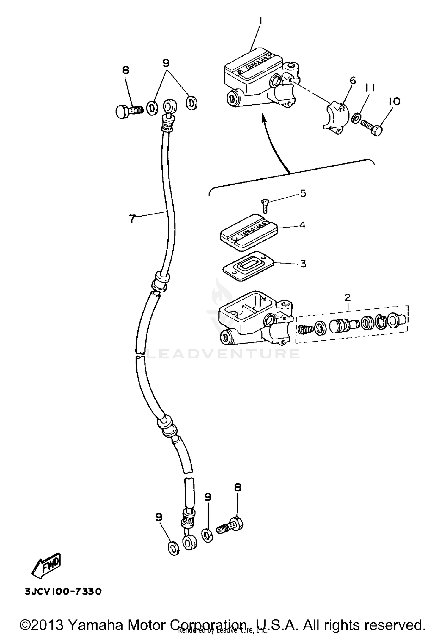 FRONT MASTER CYLINDER