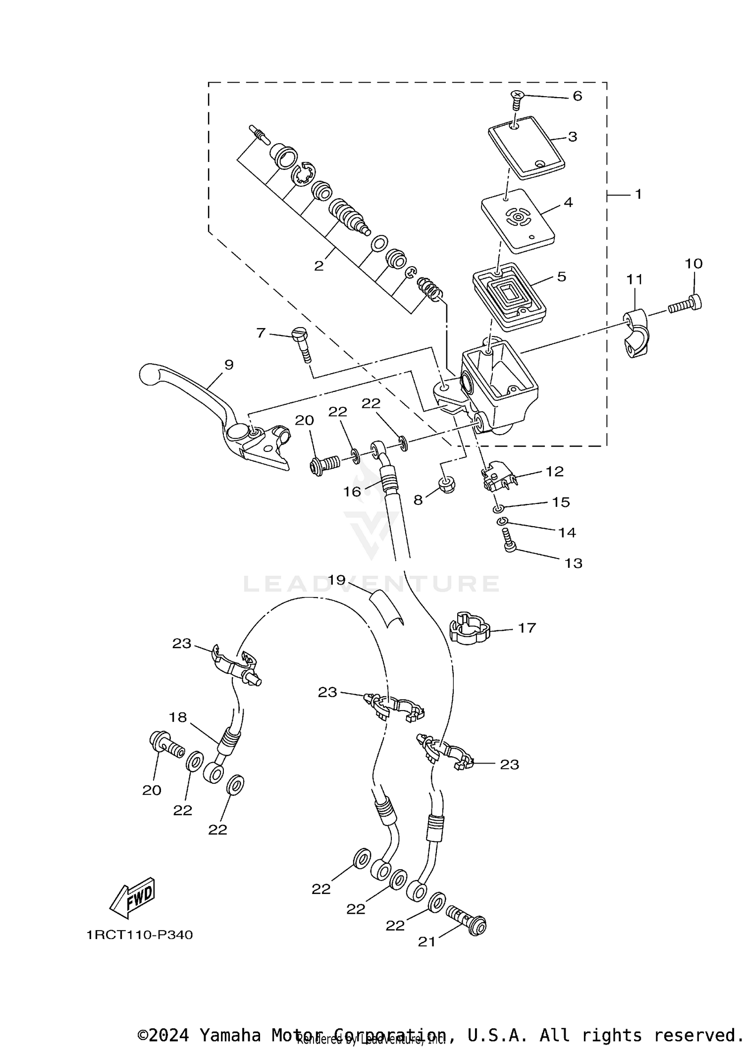 FRONT MASTER CYLINDER