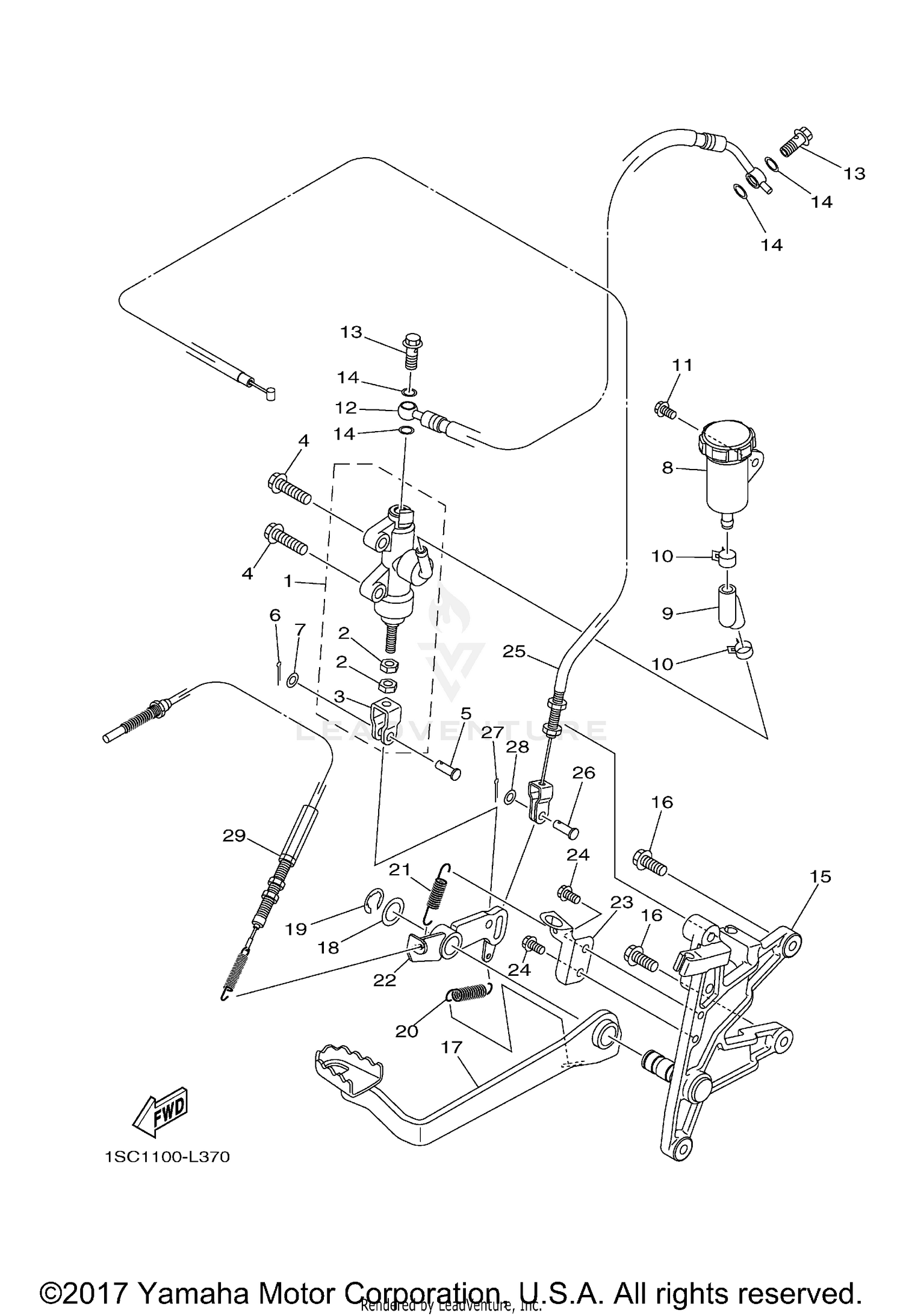 REAR MASTER CYLINDER