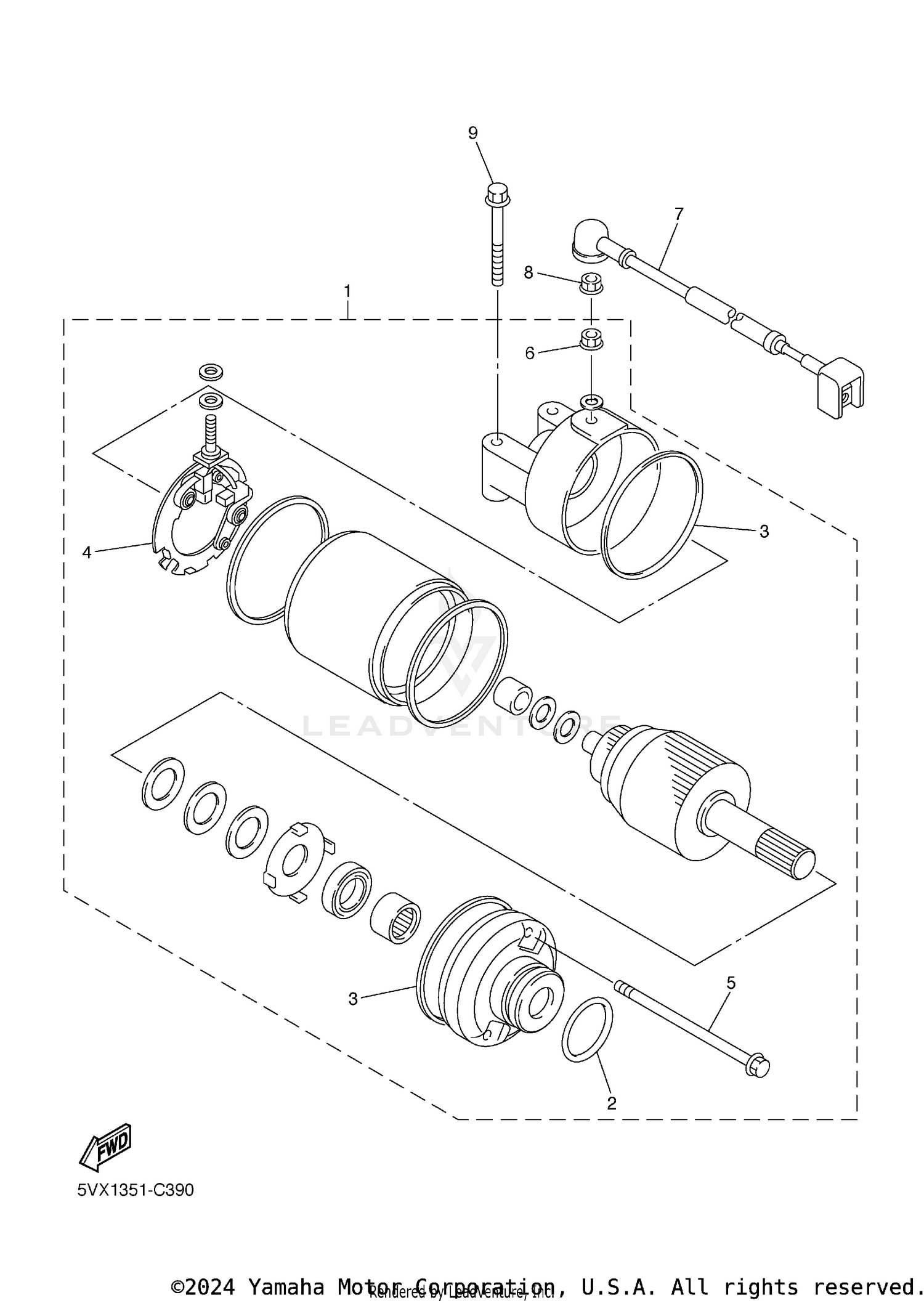 STARTING MOTOR