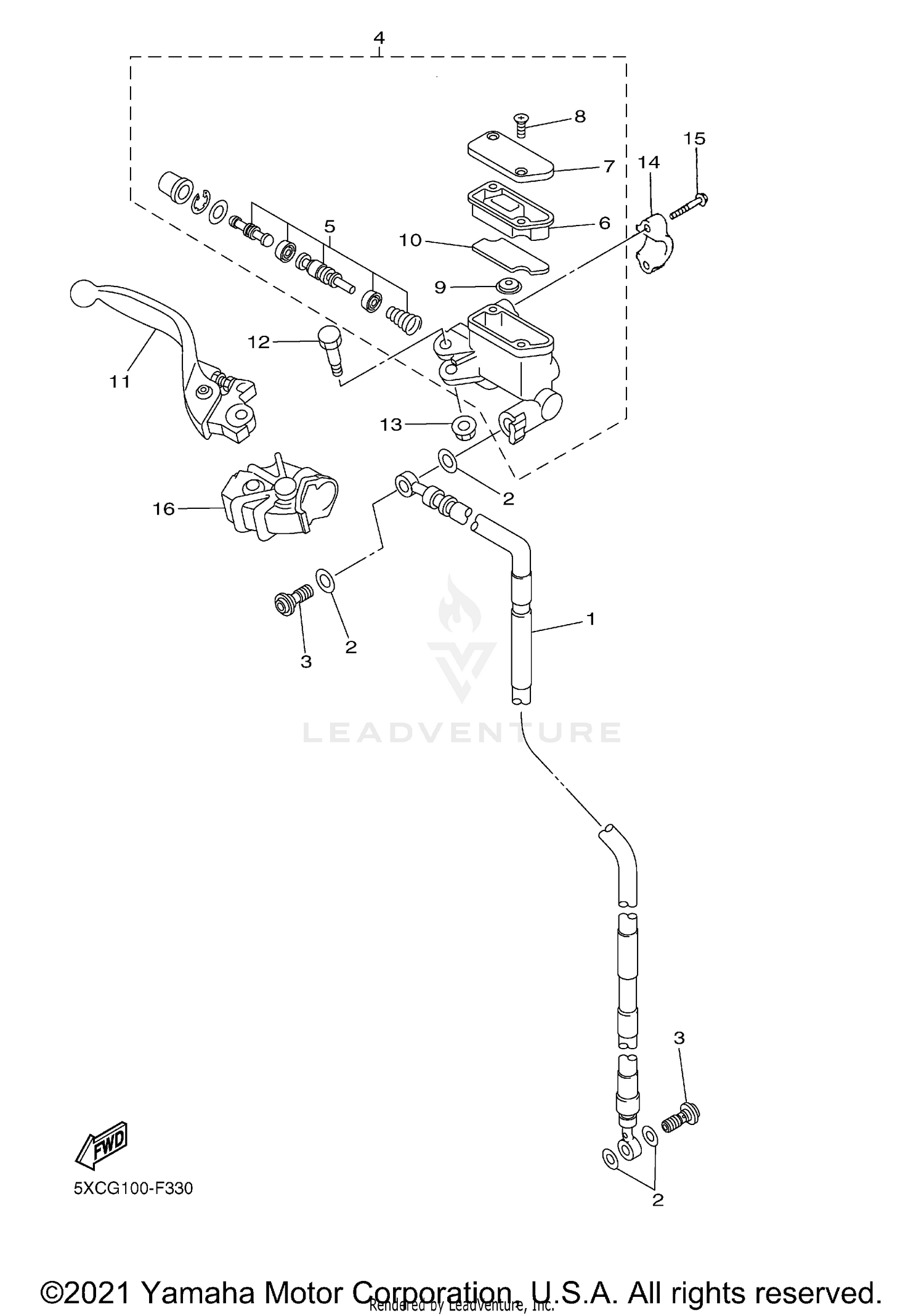 FRONT MASTER CYLINDER