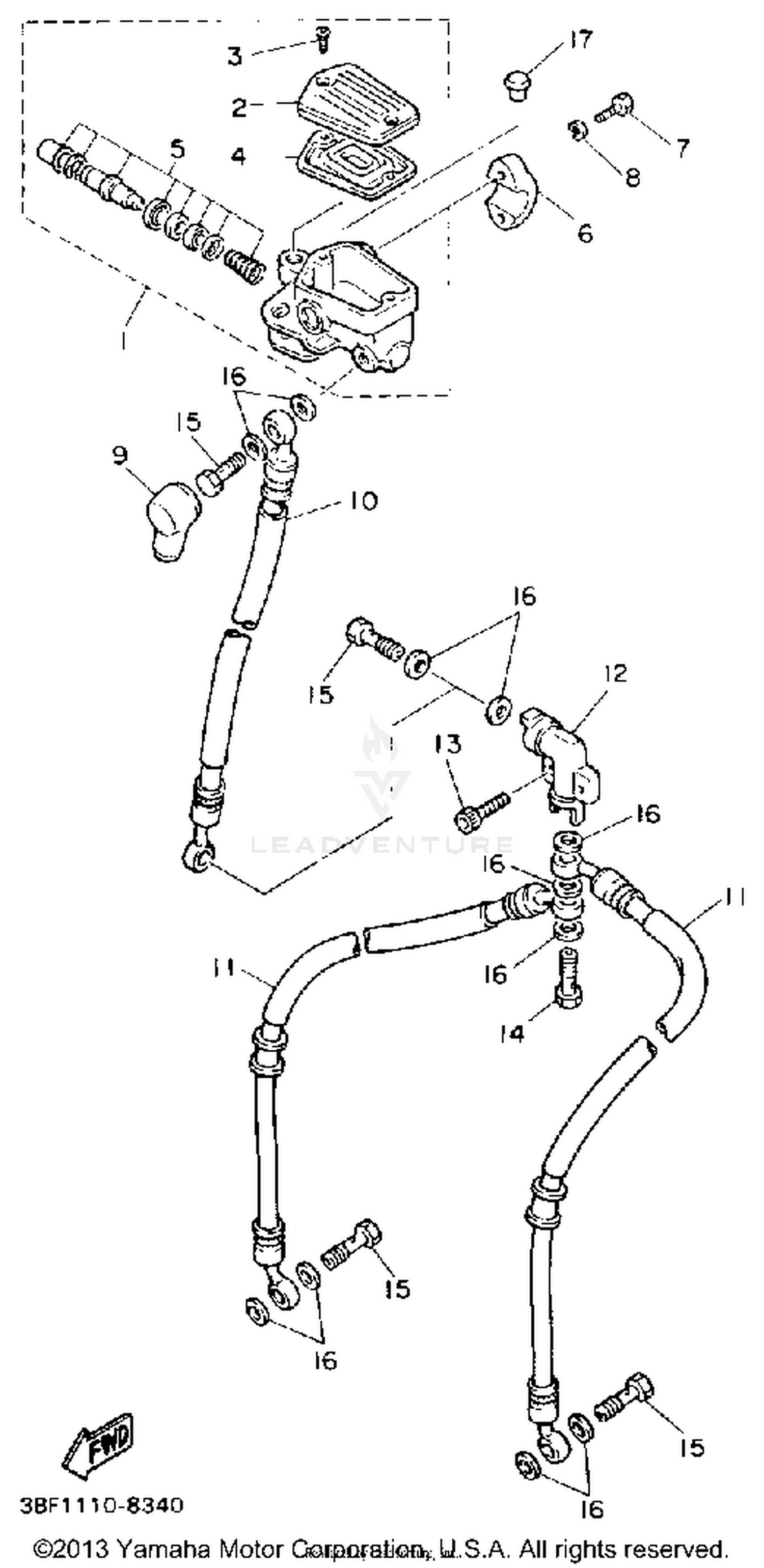 FRONT MASTER CYLINDER