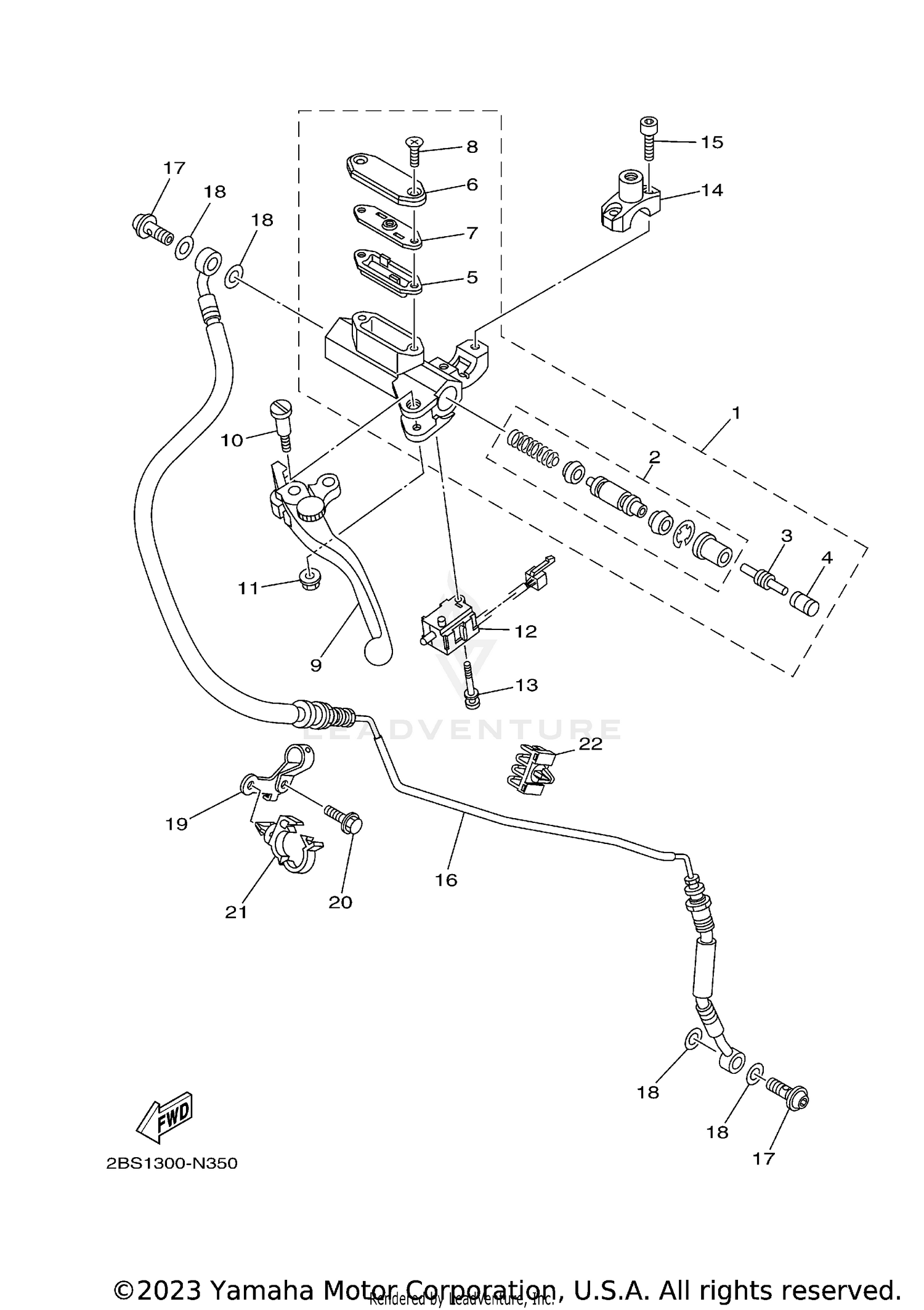 FRONT MASTER CYLINDER 2