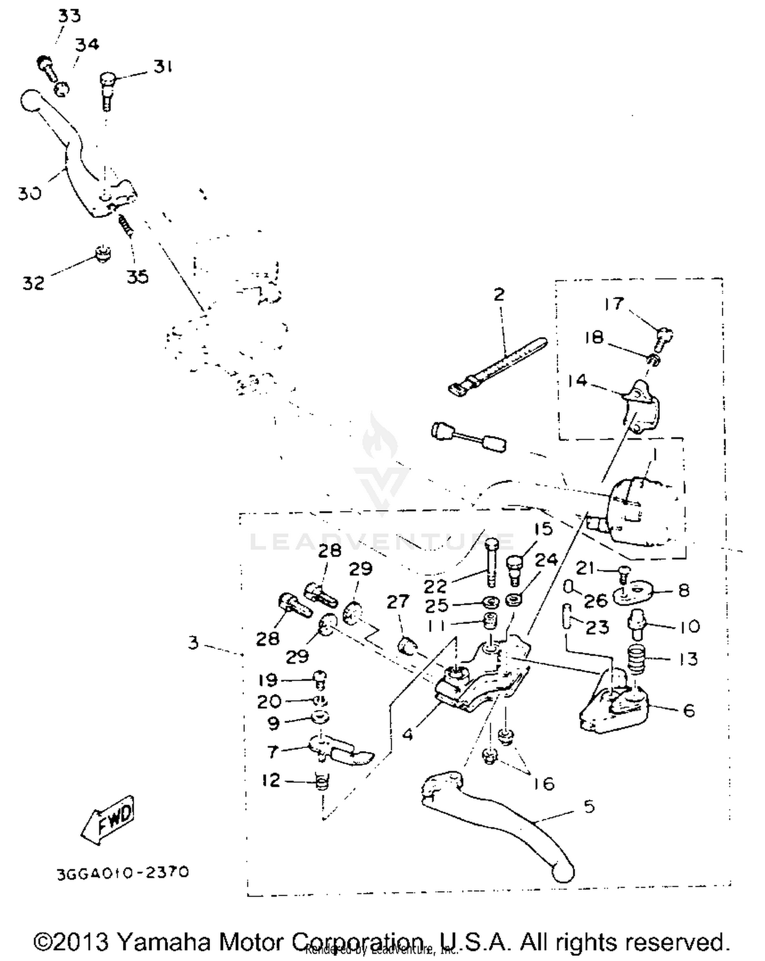 HANDLE SWITCH - LEVER