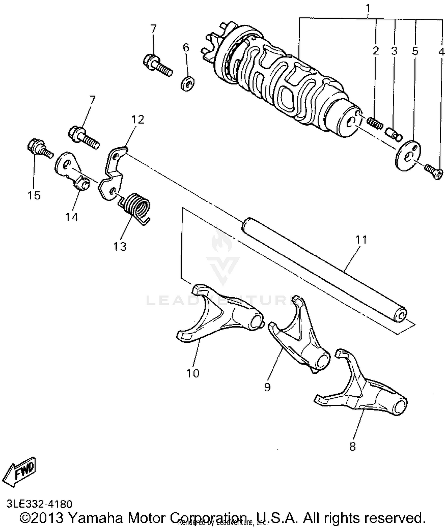 SHIFT CAM SHIFT FORK
