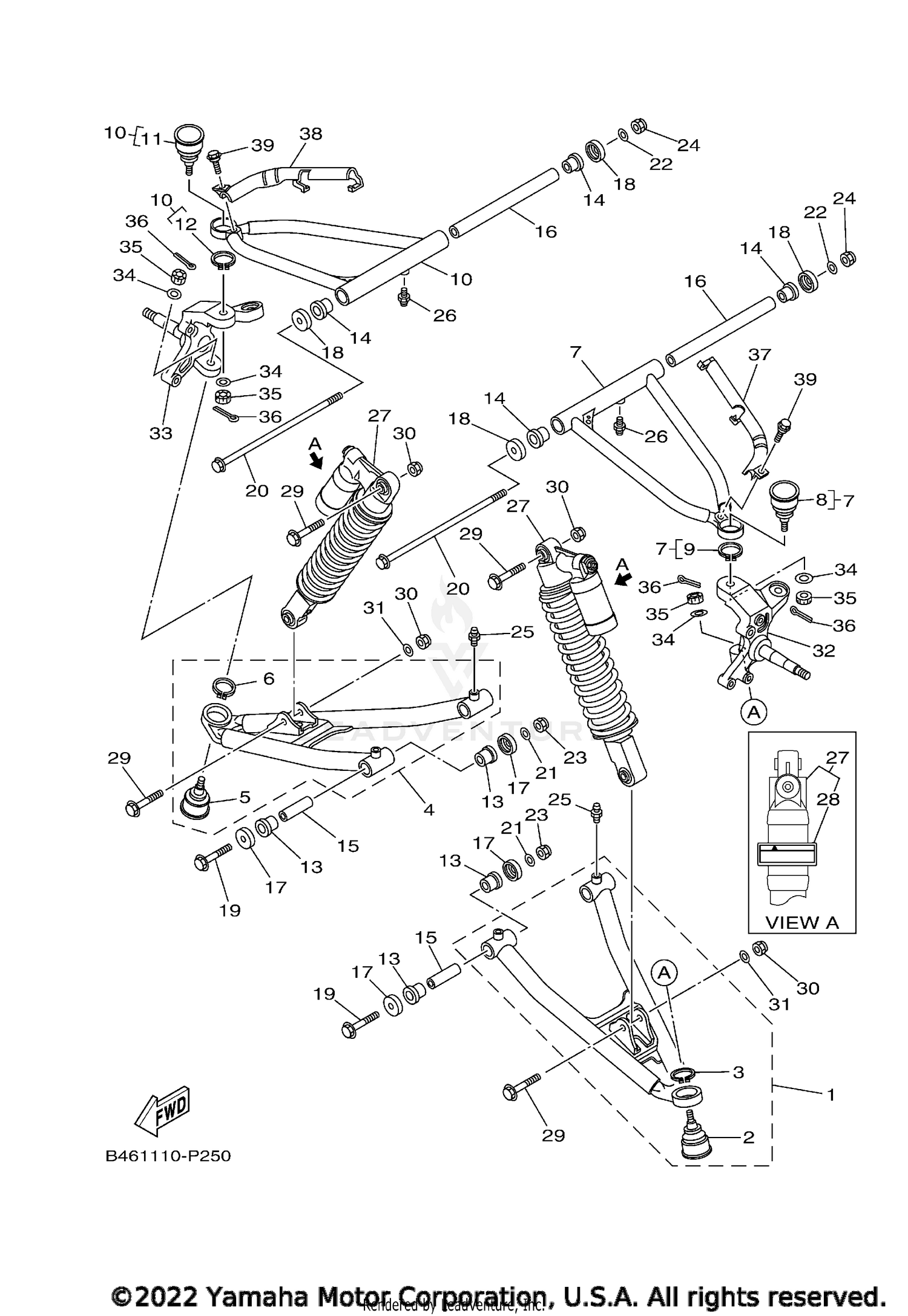 FRONT SUSPENSION & WHEEL