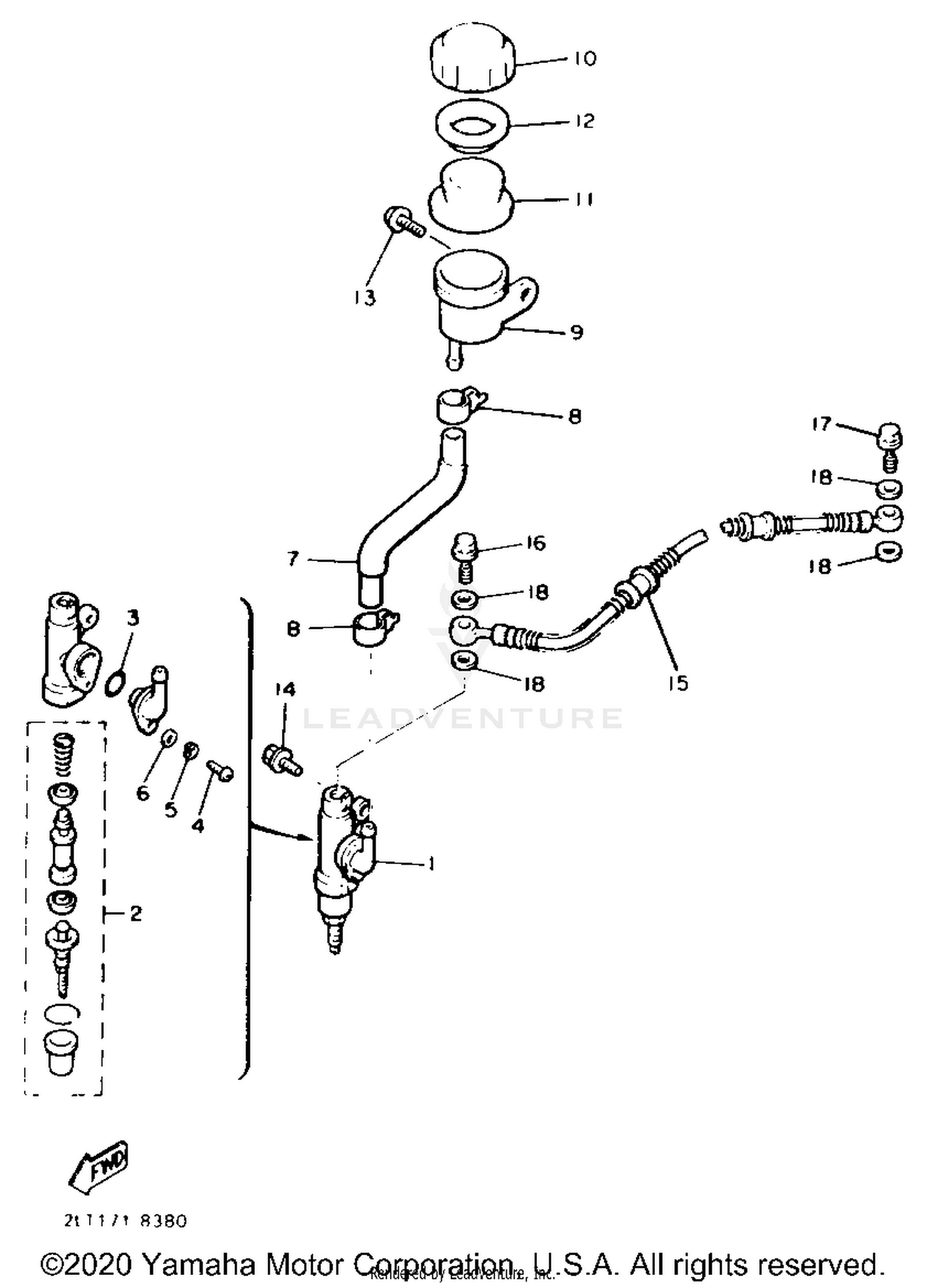 REAR MASTER CYLINDER