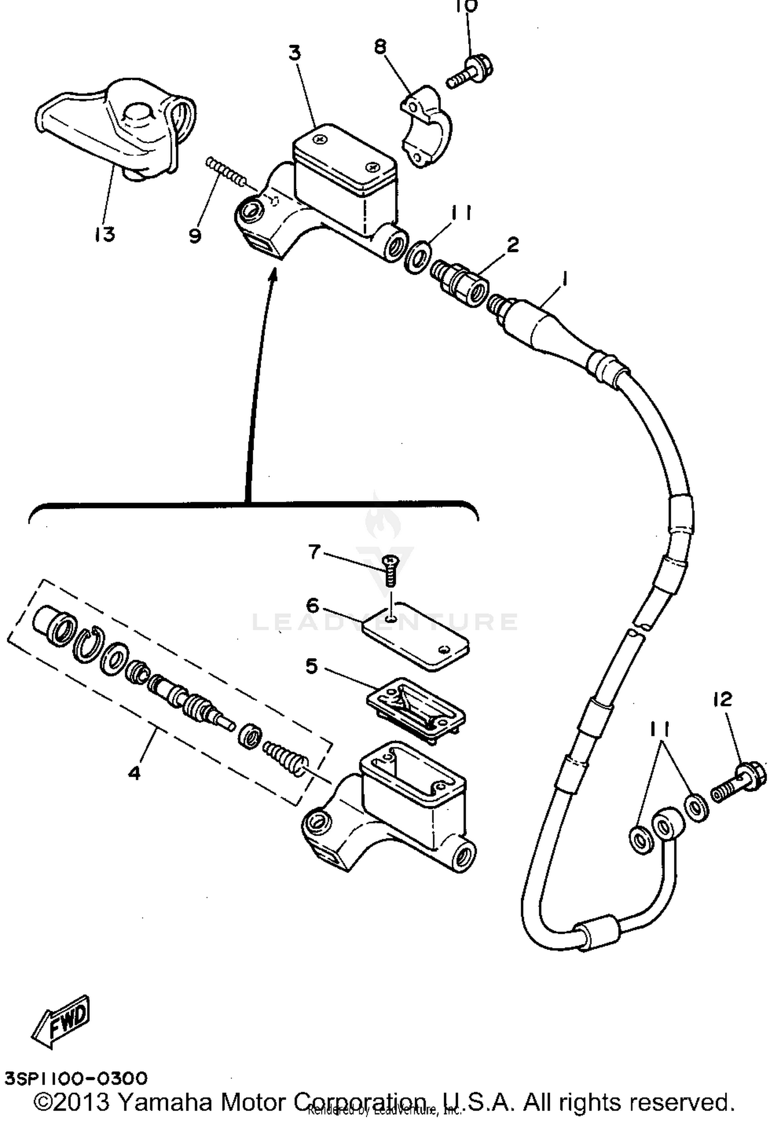FRONT MASTER CYLINDER