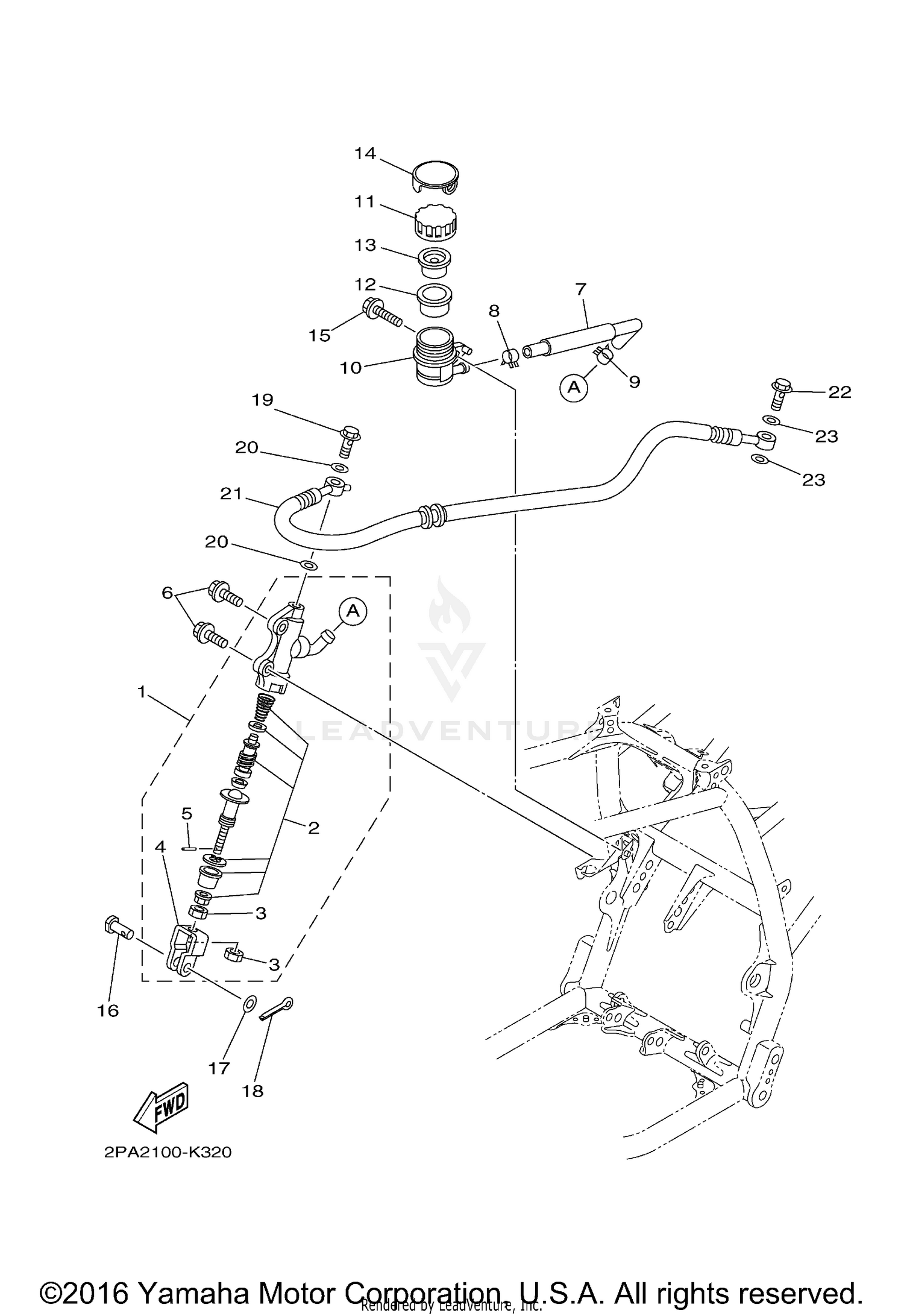 REAR MASTER CYLINDER