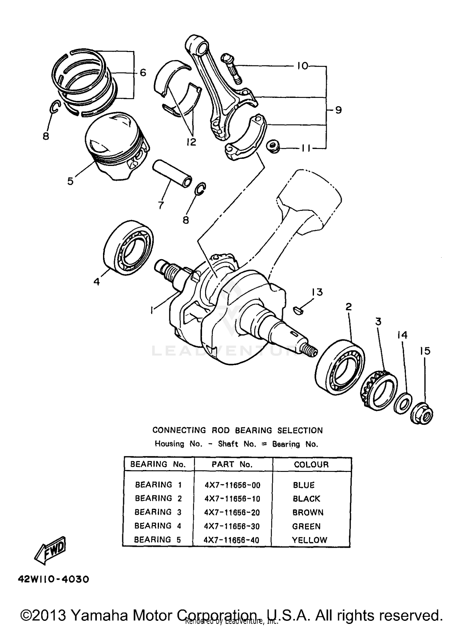 CRANKSHAFT PISTON
