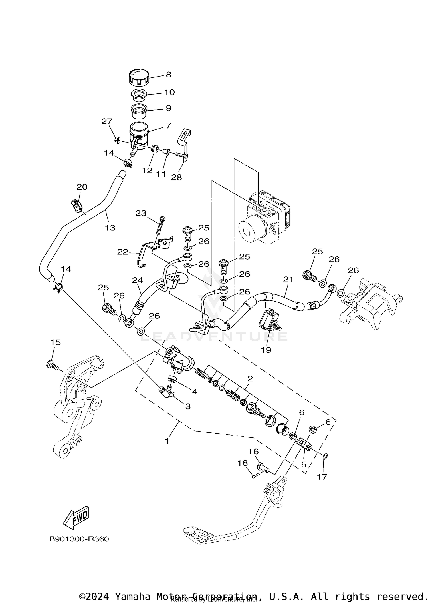 REAR MASTER CYLINDER