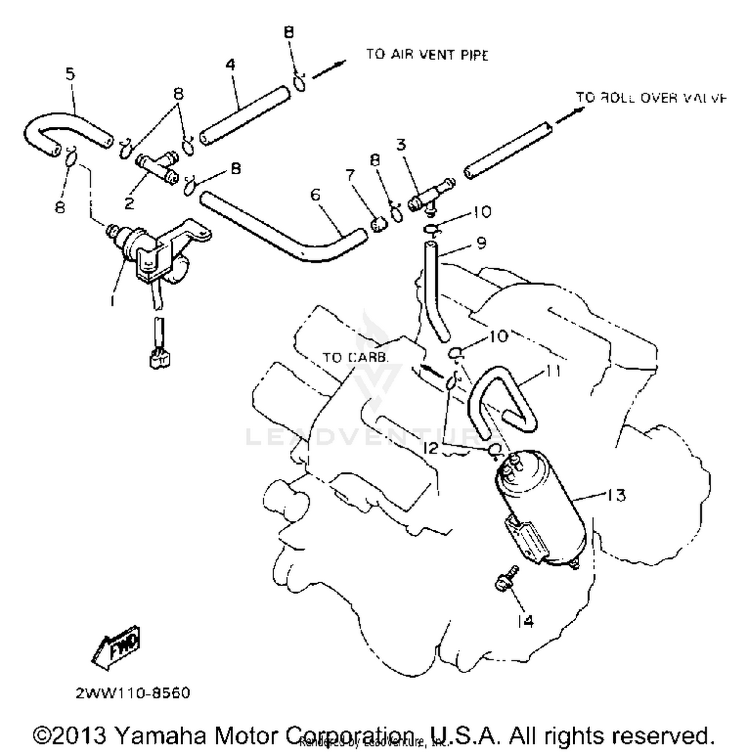 EMISSION CONTROL DEVICE CALIF MODEL ONLY