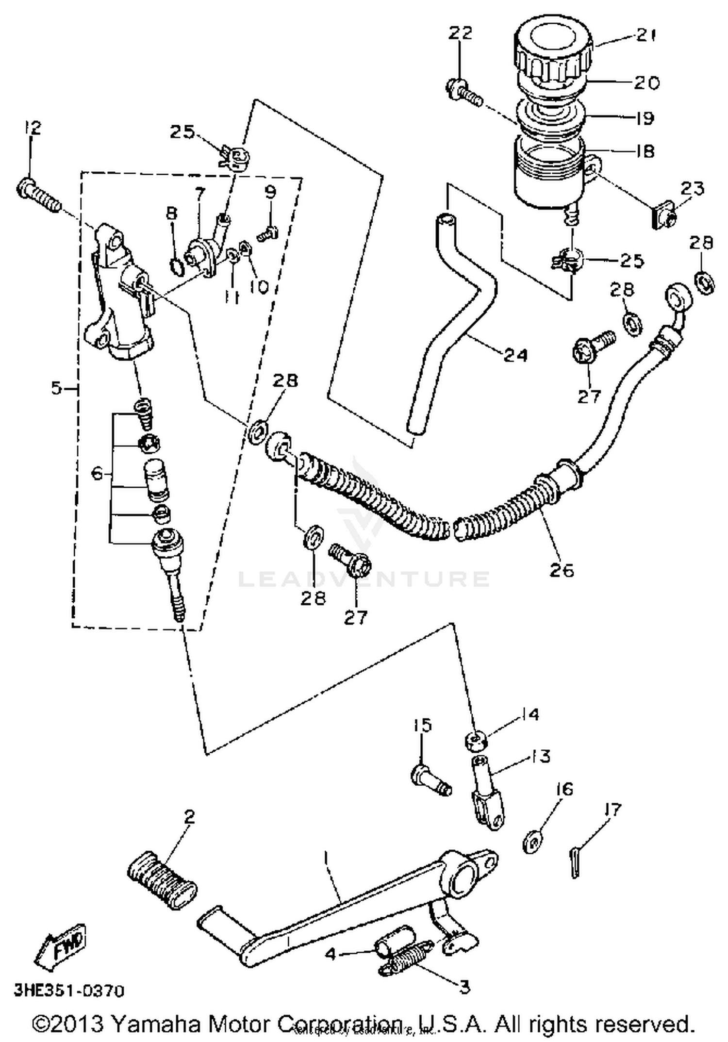 REAR MASTER CYLINDER