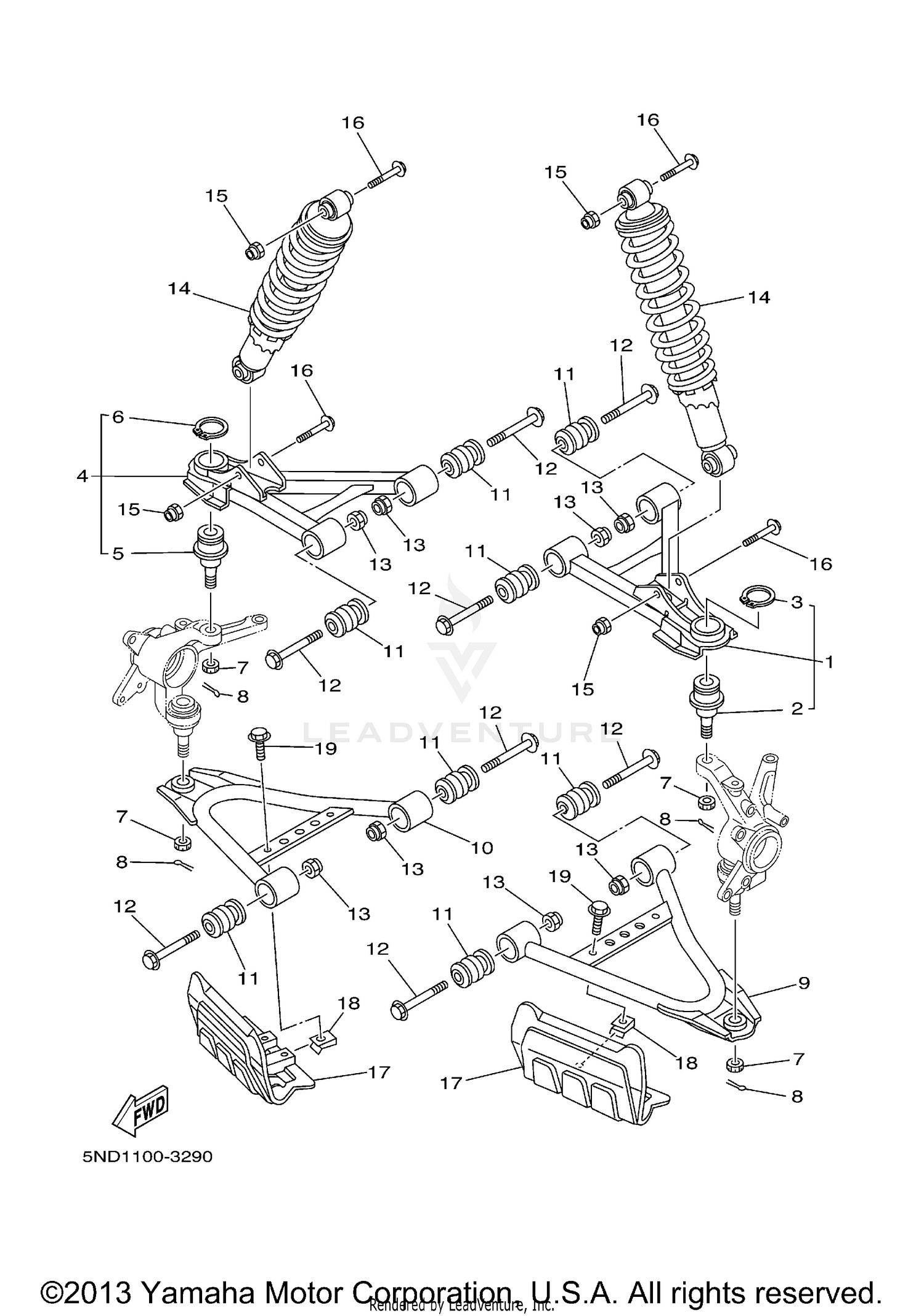 FRONT SUSPENSION WHEEL