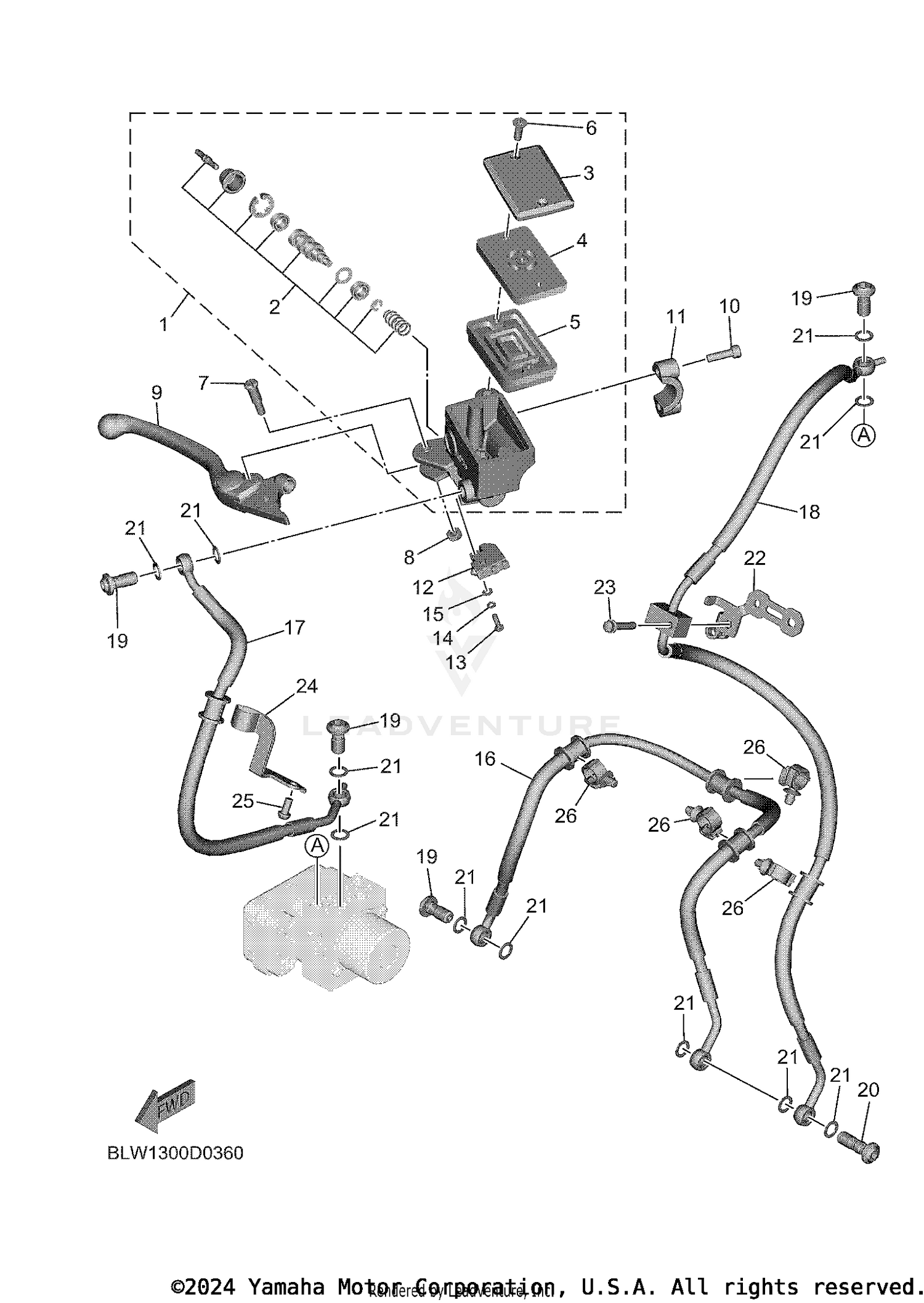 FRONT MASTER CYLINDER