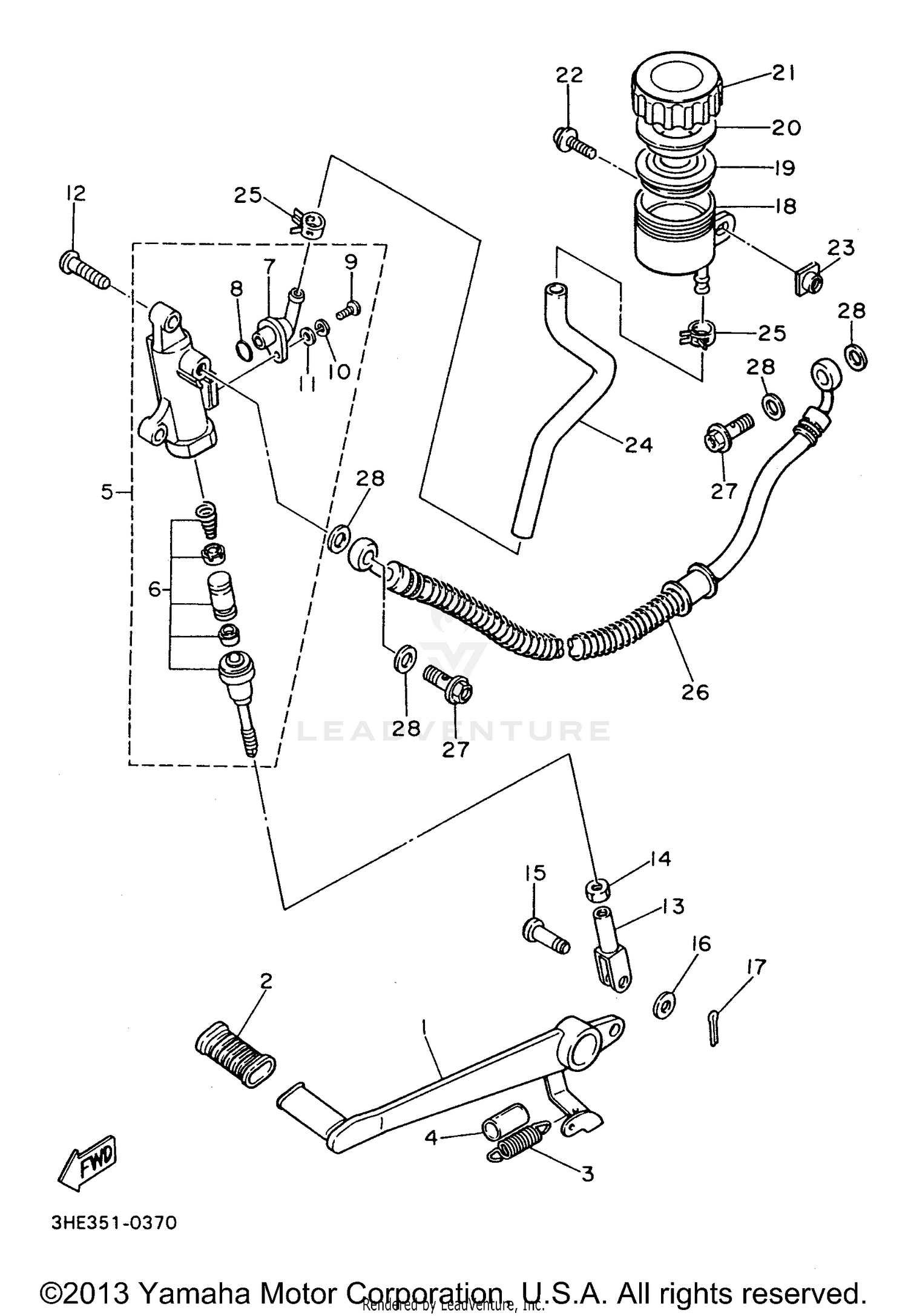 REAR MASTER CYLINDER