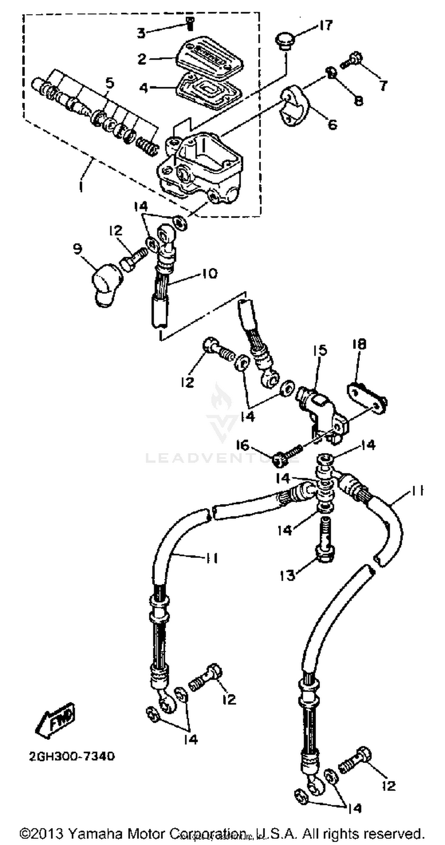 FRONT MASTER CYLINDER
