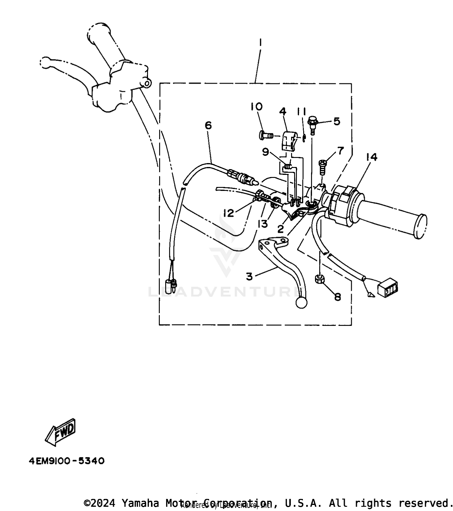 HANDLE SWITCH - LEVER