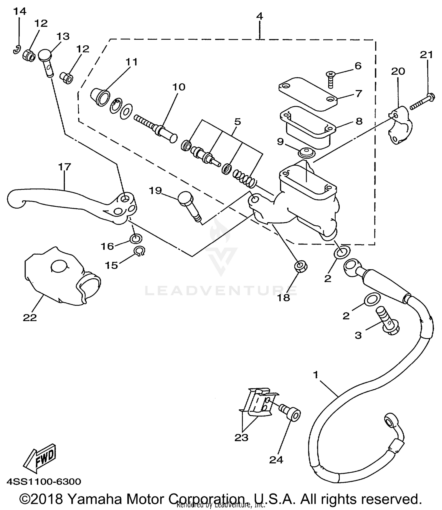 FRONT MASTER CYLINDER