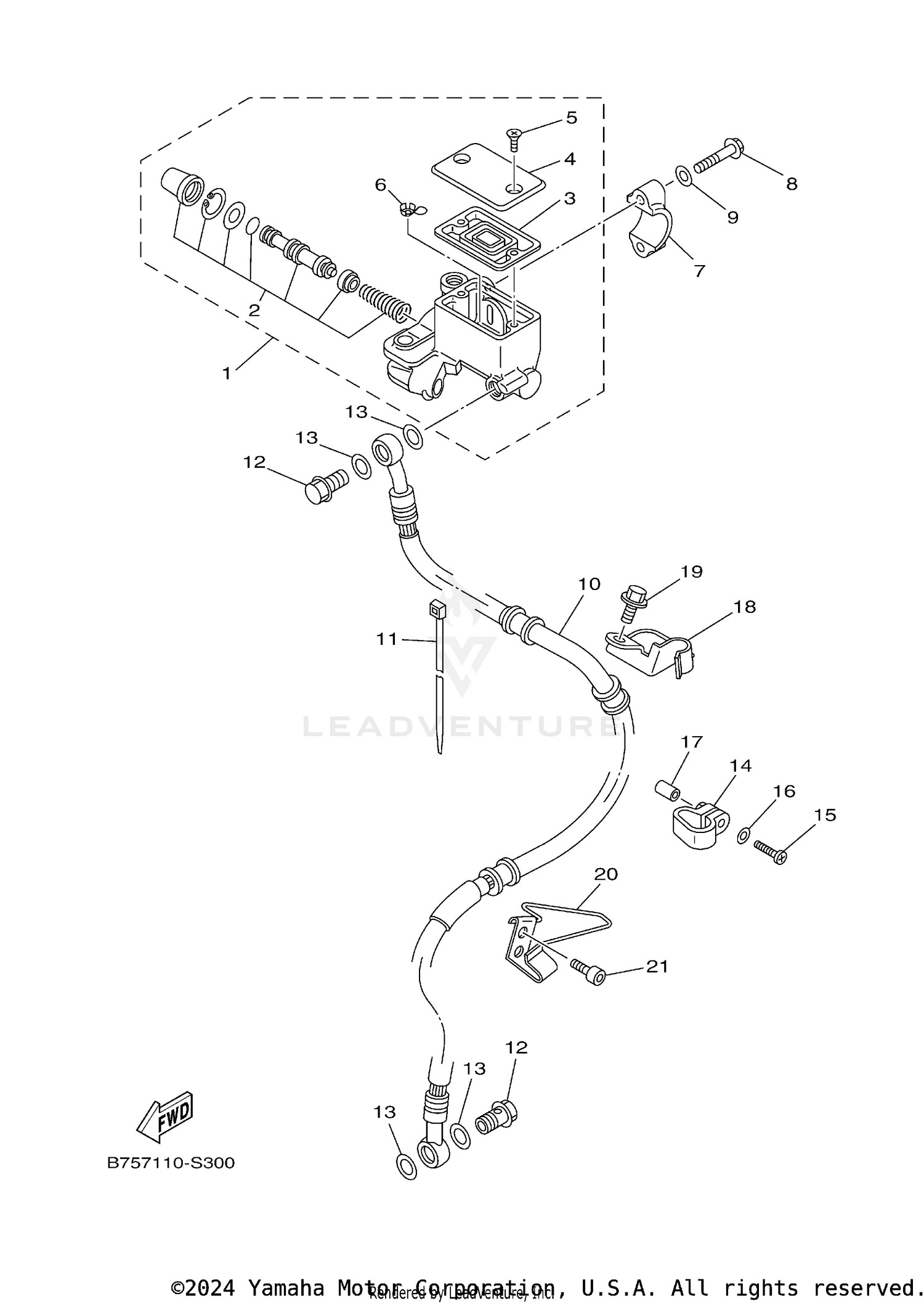FRONT MASTER CYLINDER