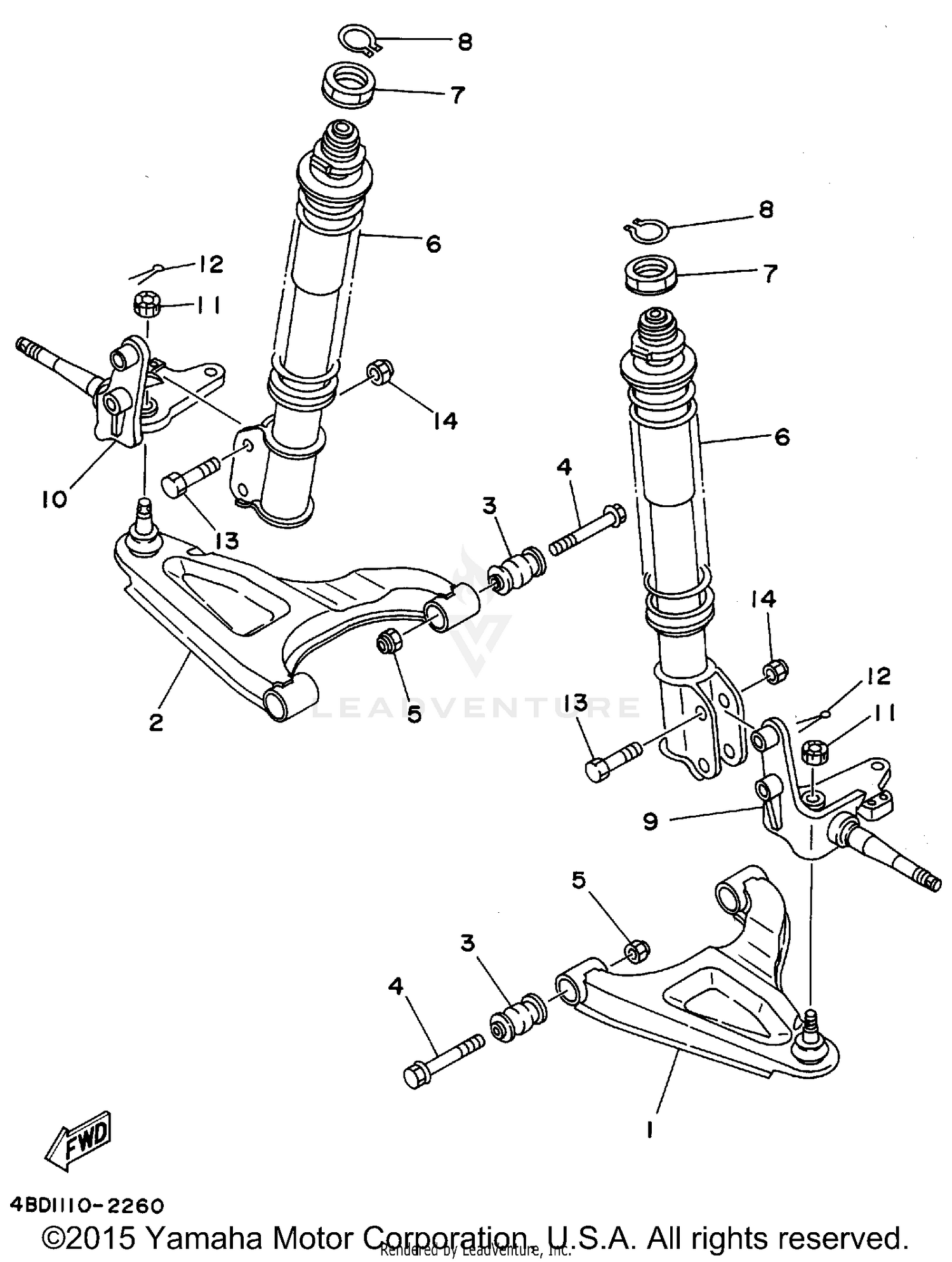 FRONT SUSPENSION - WHEEL