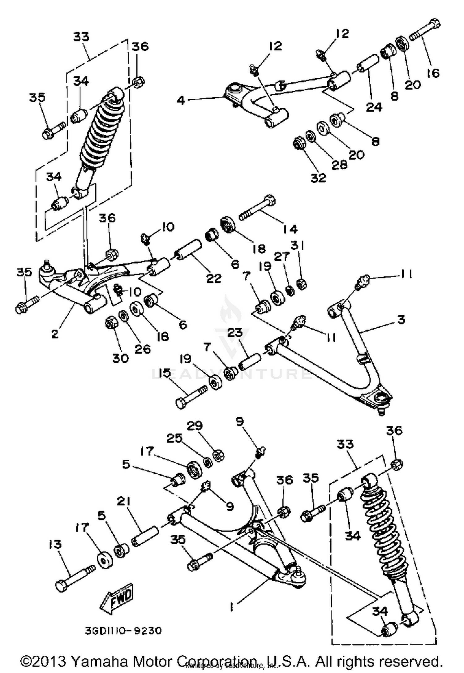 FRONT SUSPENSION WHEEL