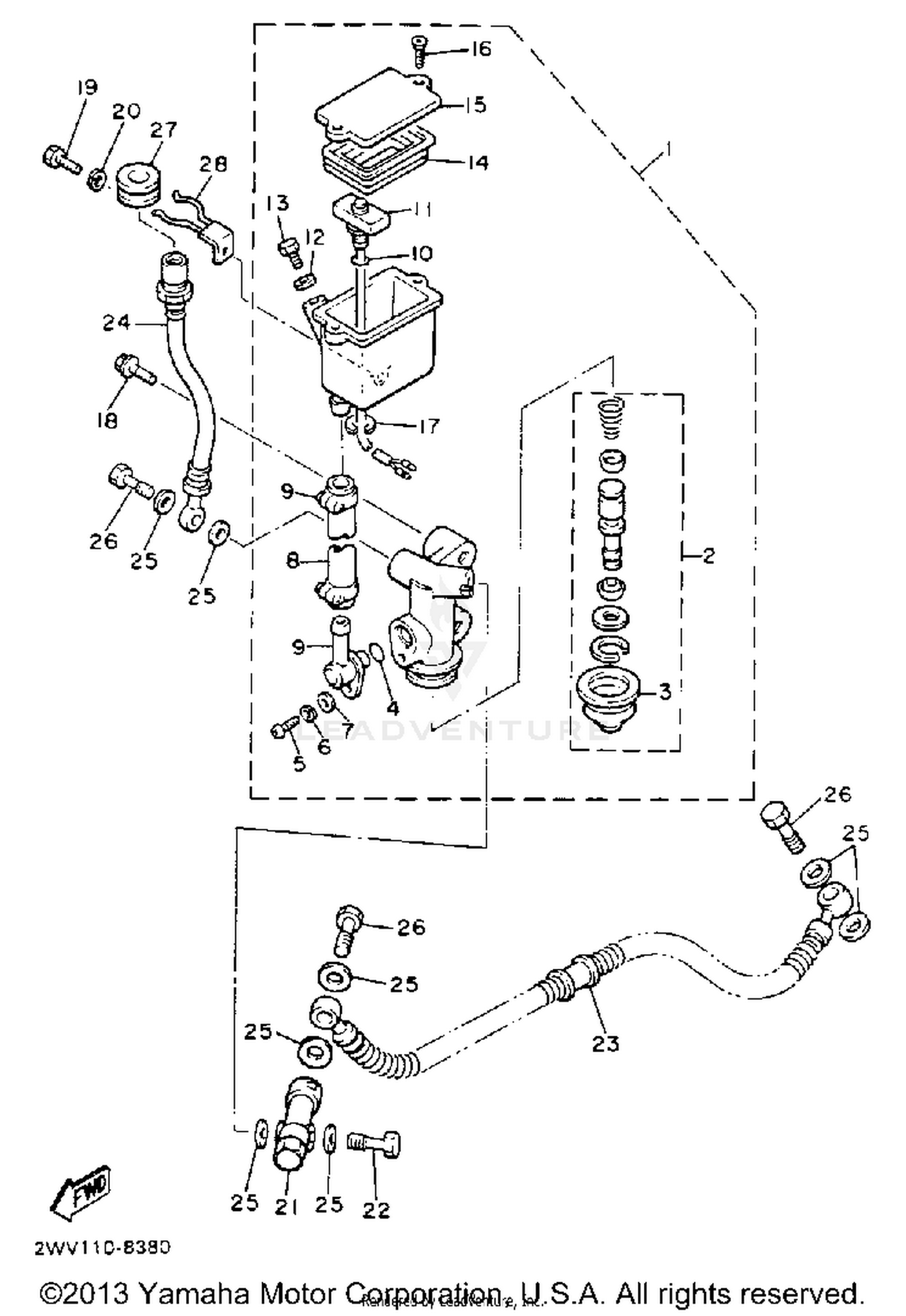 REAR MASTER CYLINDER