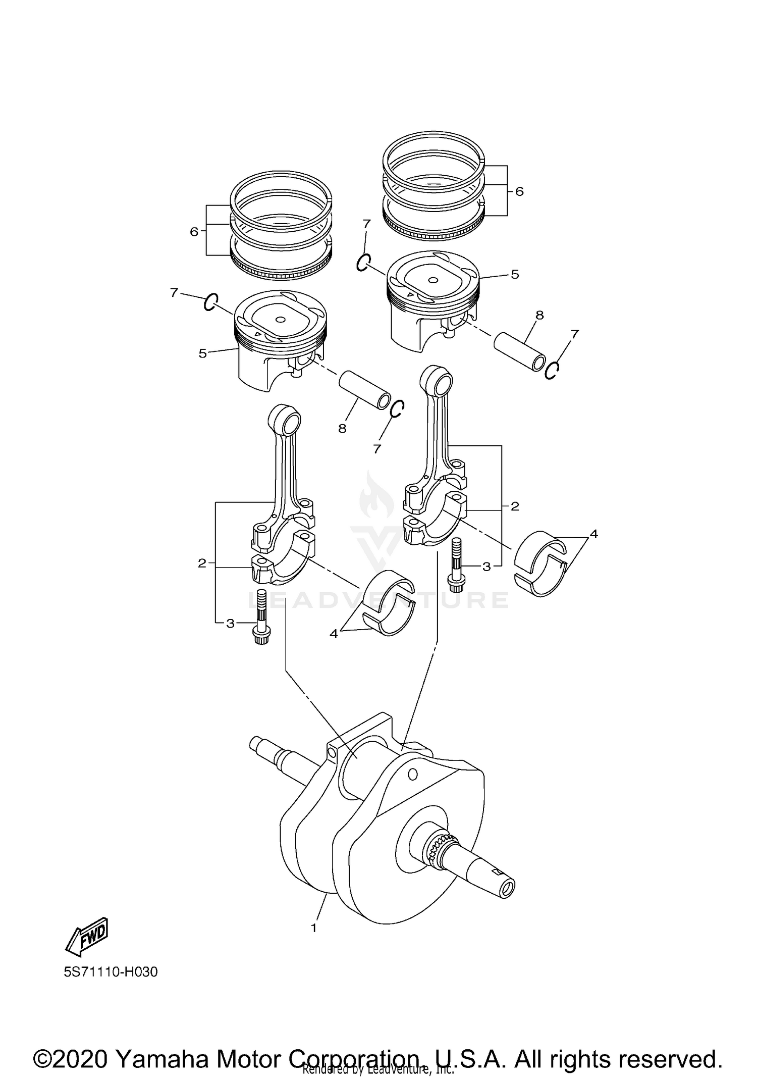 CRANKSHAFT PISTON