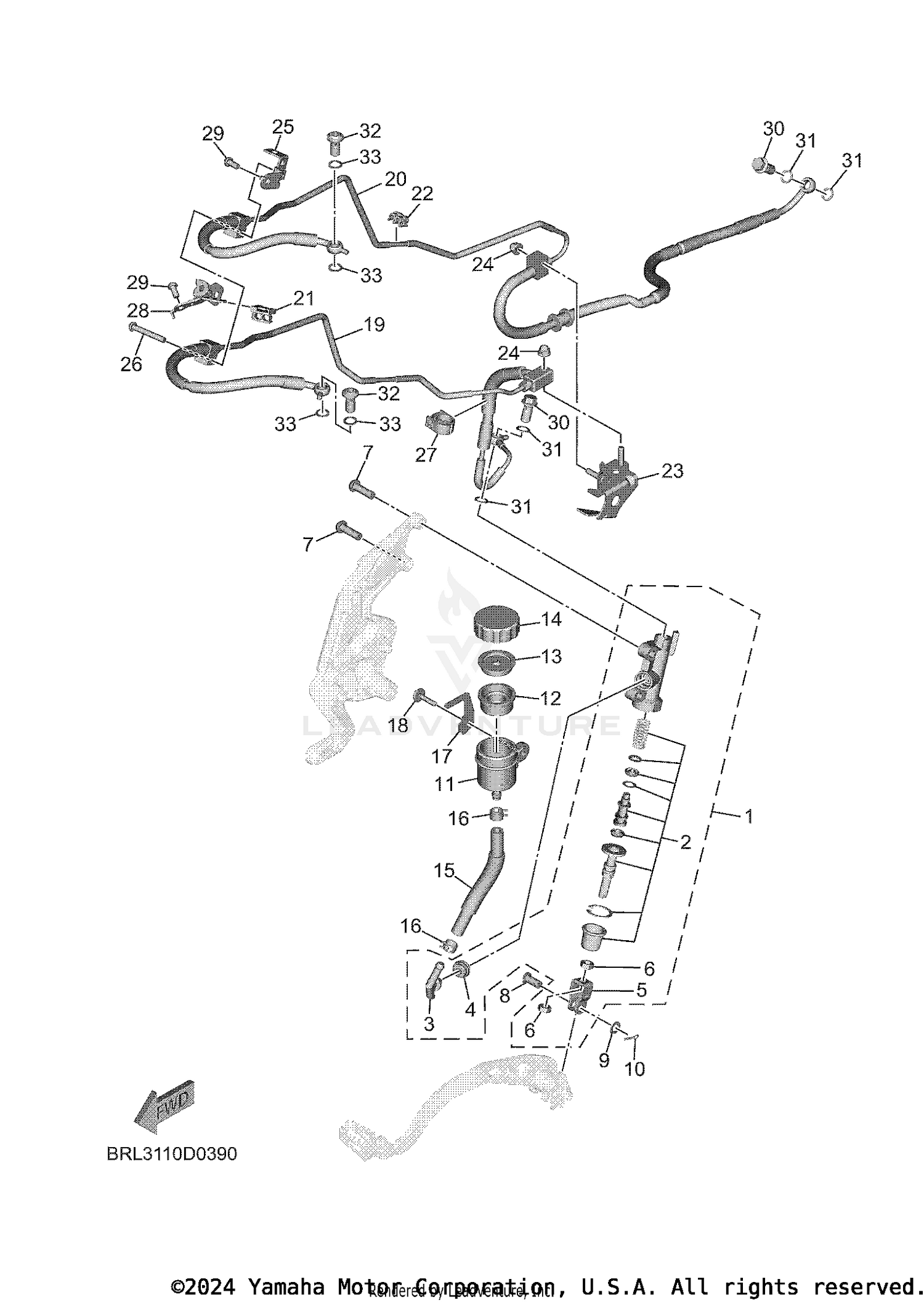 REAR MASTER CYLINDER