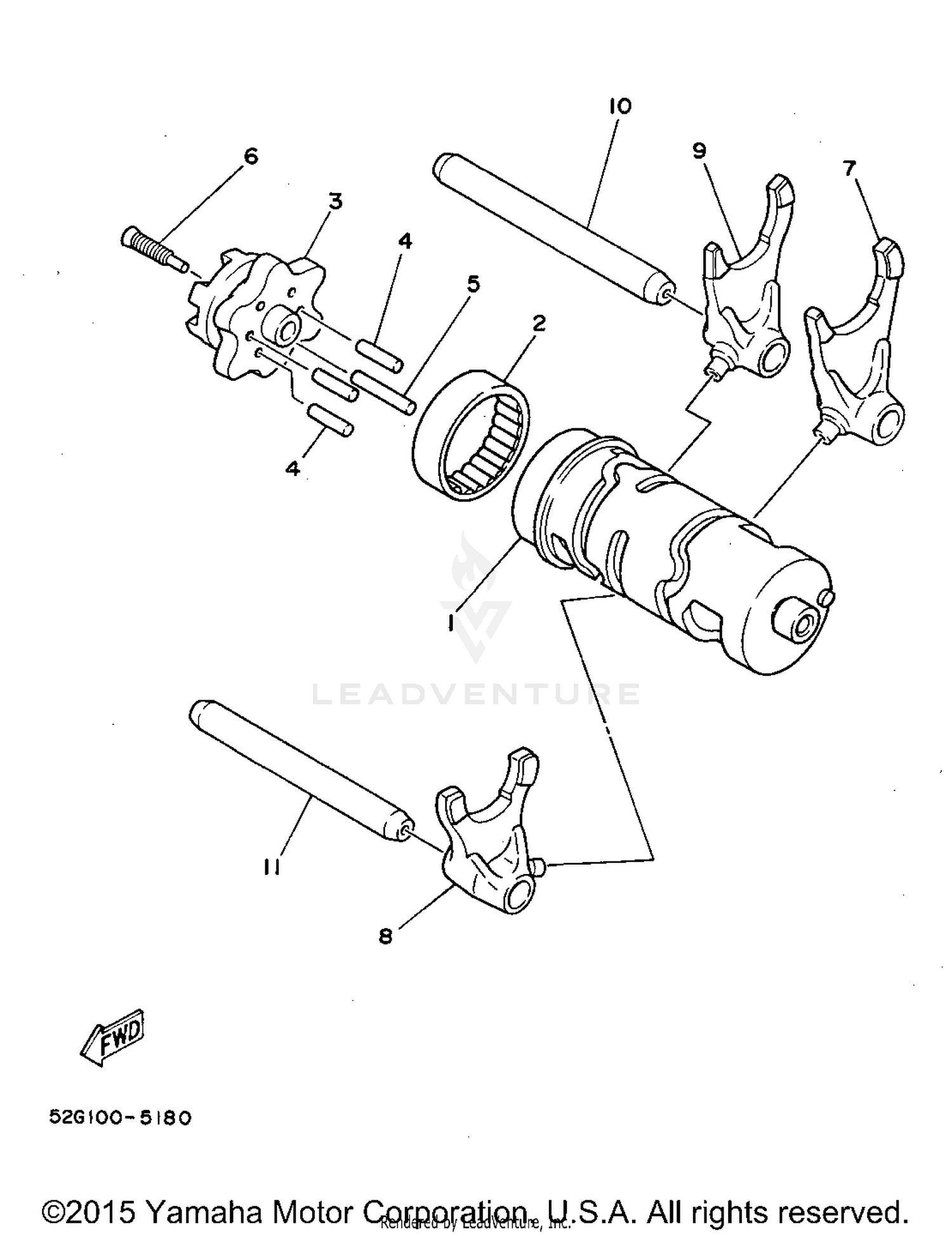 SHIFT CAM - SHIFT FORK