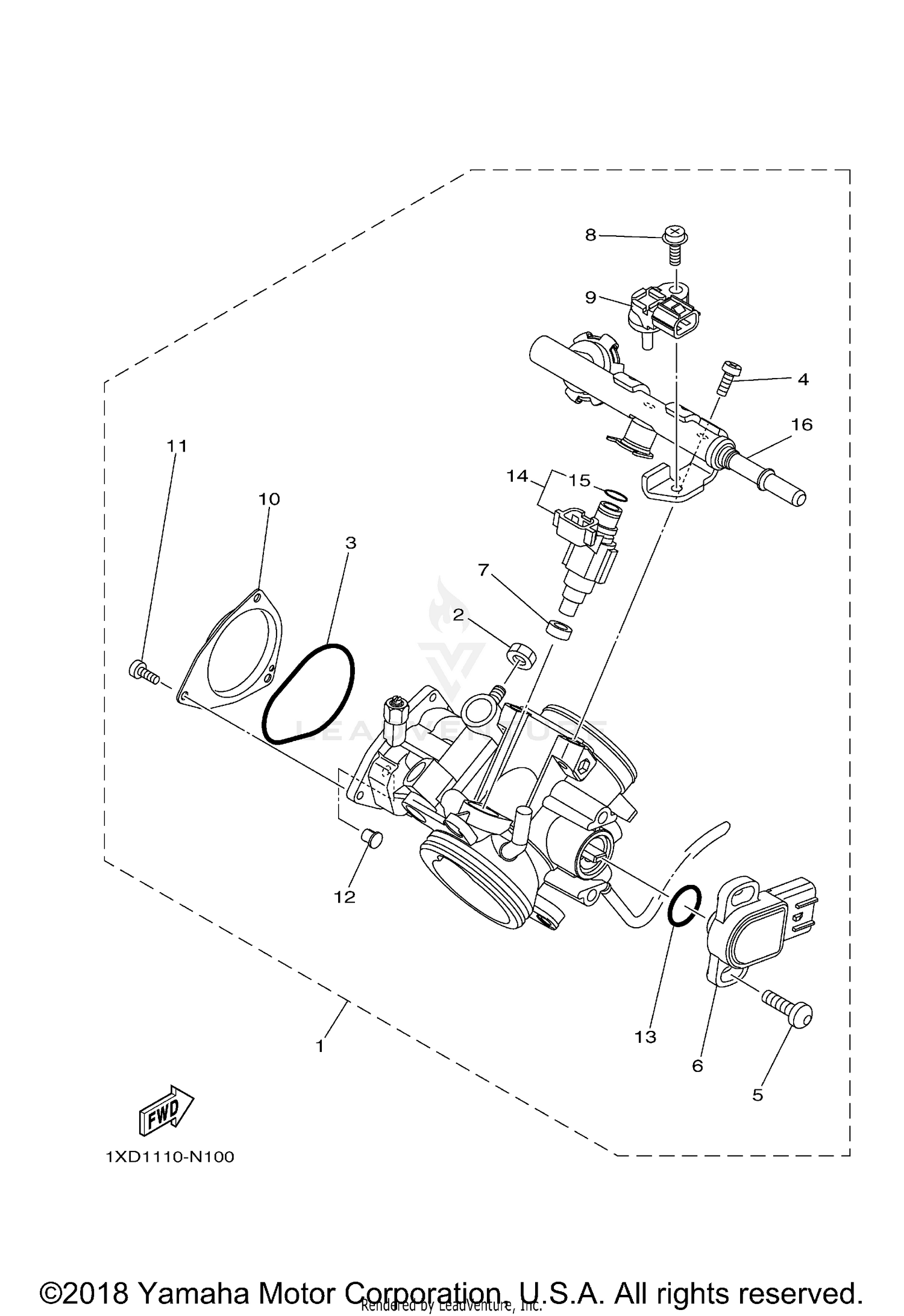 THROTTLE BODY ASSY 1